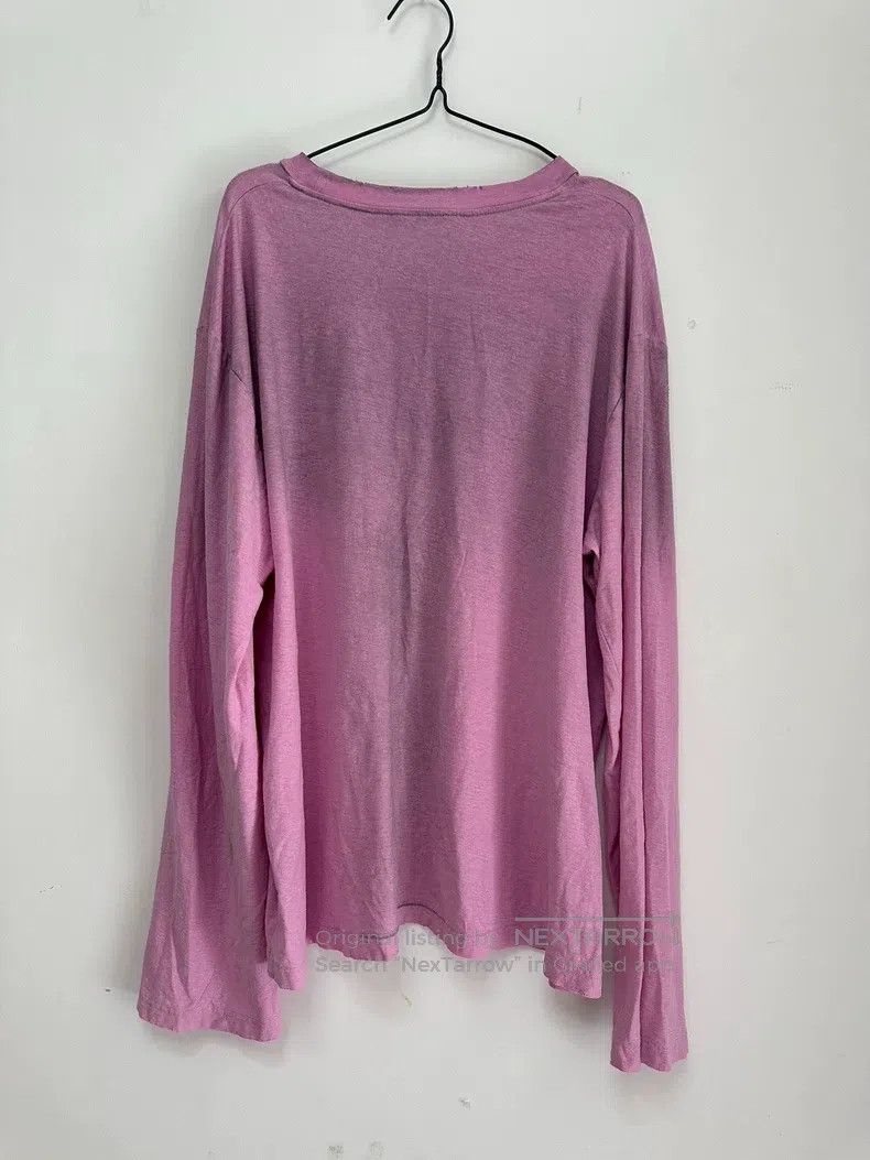 Acne Studios Acne Studios 1996 letter print distressed long-sleeve T-sh Size US L / EU 52-54 / 3 - 2 Thumbnail