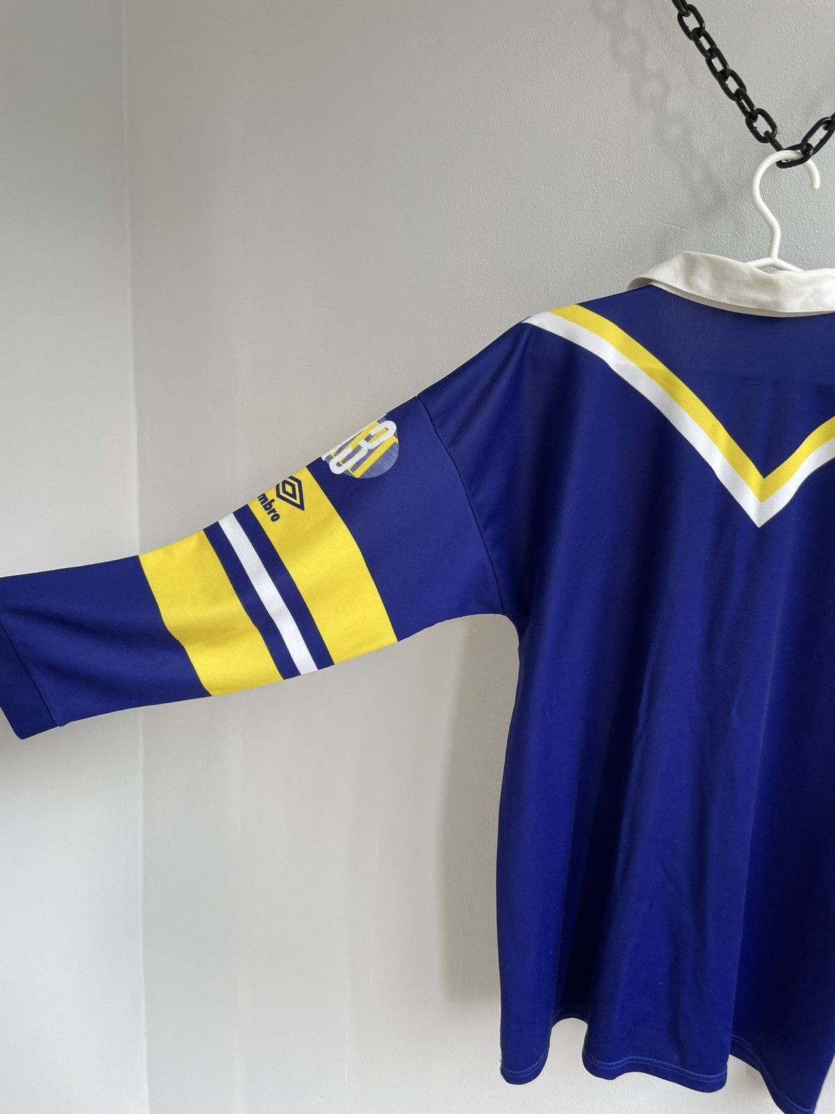 Vintage Leeds Rhinos RLFC 1990 1991 Umbro Rugby Jersey Shirt Size US M / EU 48-50 / 2 - 20 Thumbnail