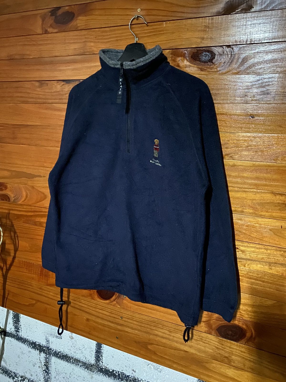 Chaps Ralph Lauren Vintage Chaps Ralph Lauren Fleece Pullover | Navy Blue Size US M / EU 48-50 / 2 - 4 Thumbnail