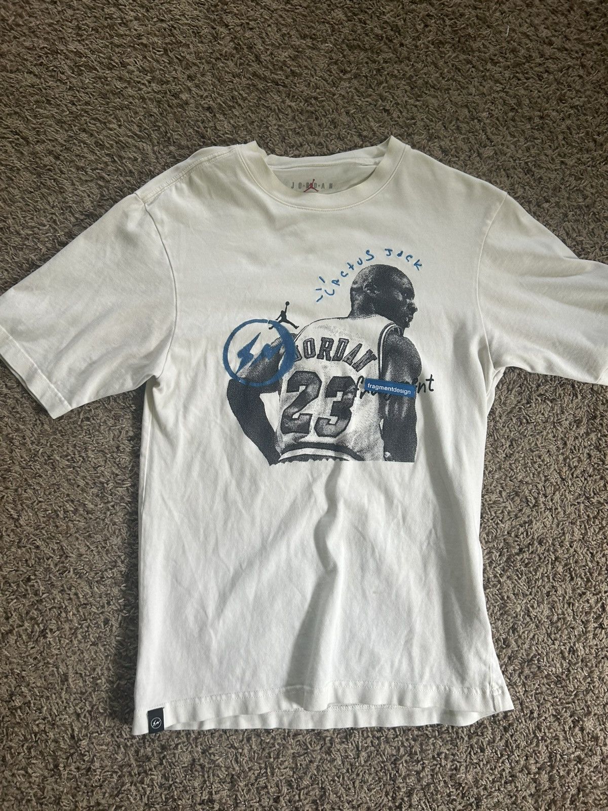 Travis Scott x Jordan x Fragment T-shirt White Men's - SS21 - US