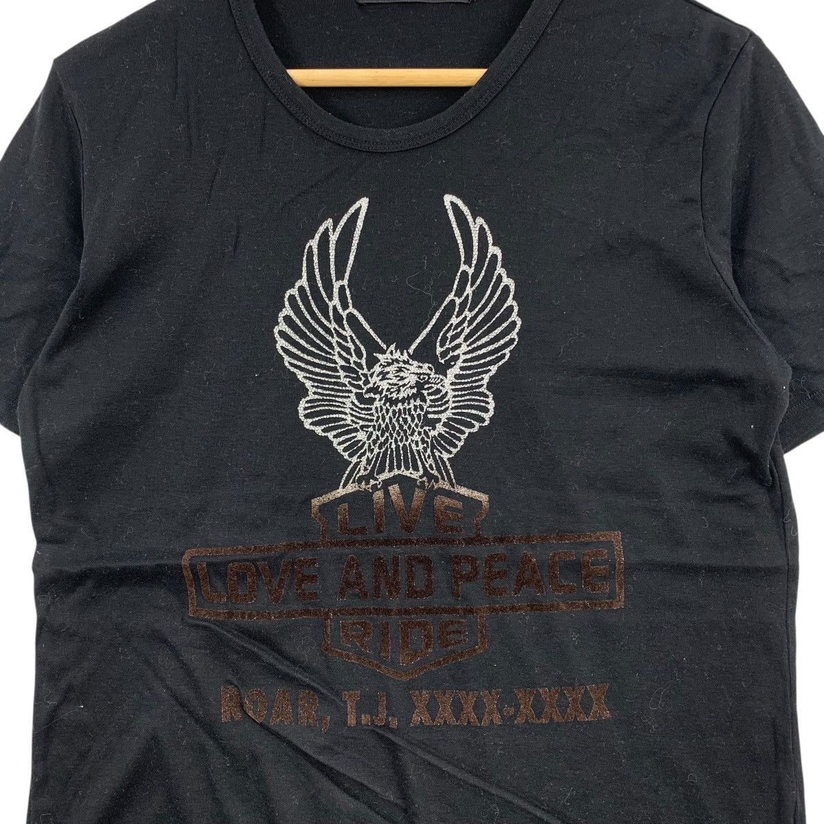Roar ROAR Live Love And Peace Ride Japanese Brand Tshirt Size US S / EU 44-46 / 1 - 3 Thumbnail