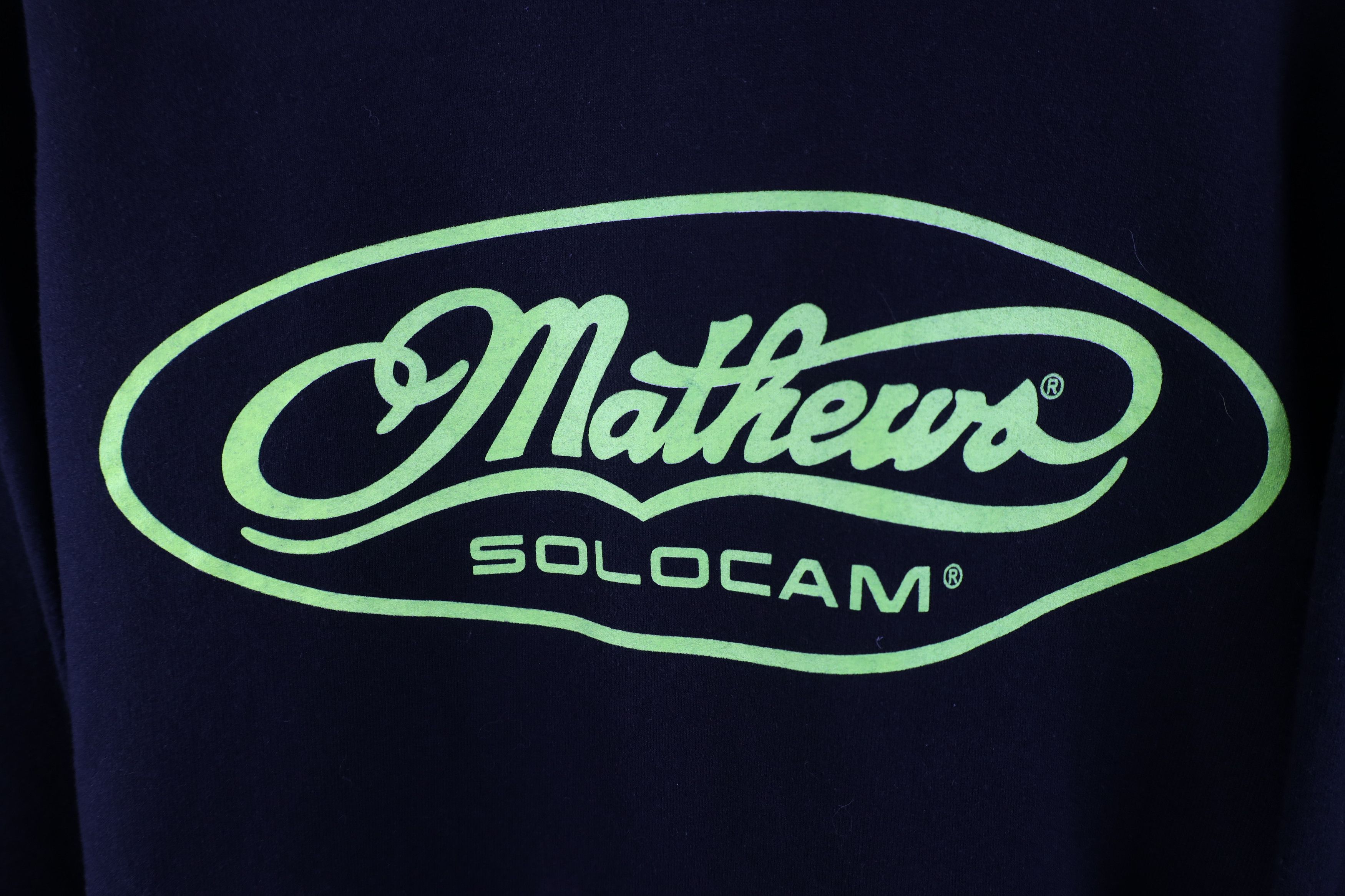 Vintage Vintage Mathews Solocam Spell Out Hunting Hoodie Sweatshirt Size US L / EU 52-54 / 3 - 4 Thumbnail