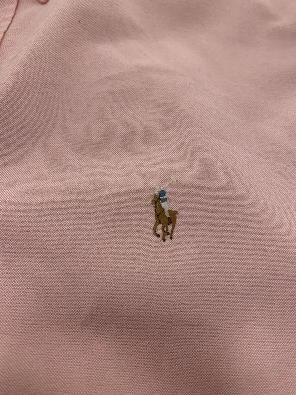 Ralph Lauren Cropped Ralph Lauren pink button down Size US XL / EU 56 / 4 - 4 Thumbnail