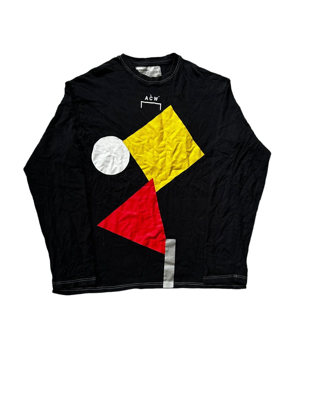 image of Acw A Cold Wall Crewneck Archive Streetwear Samuel Ross in Black, Men's (Size Medium)