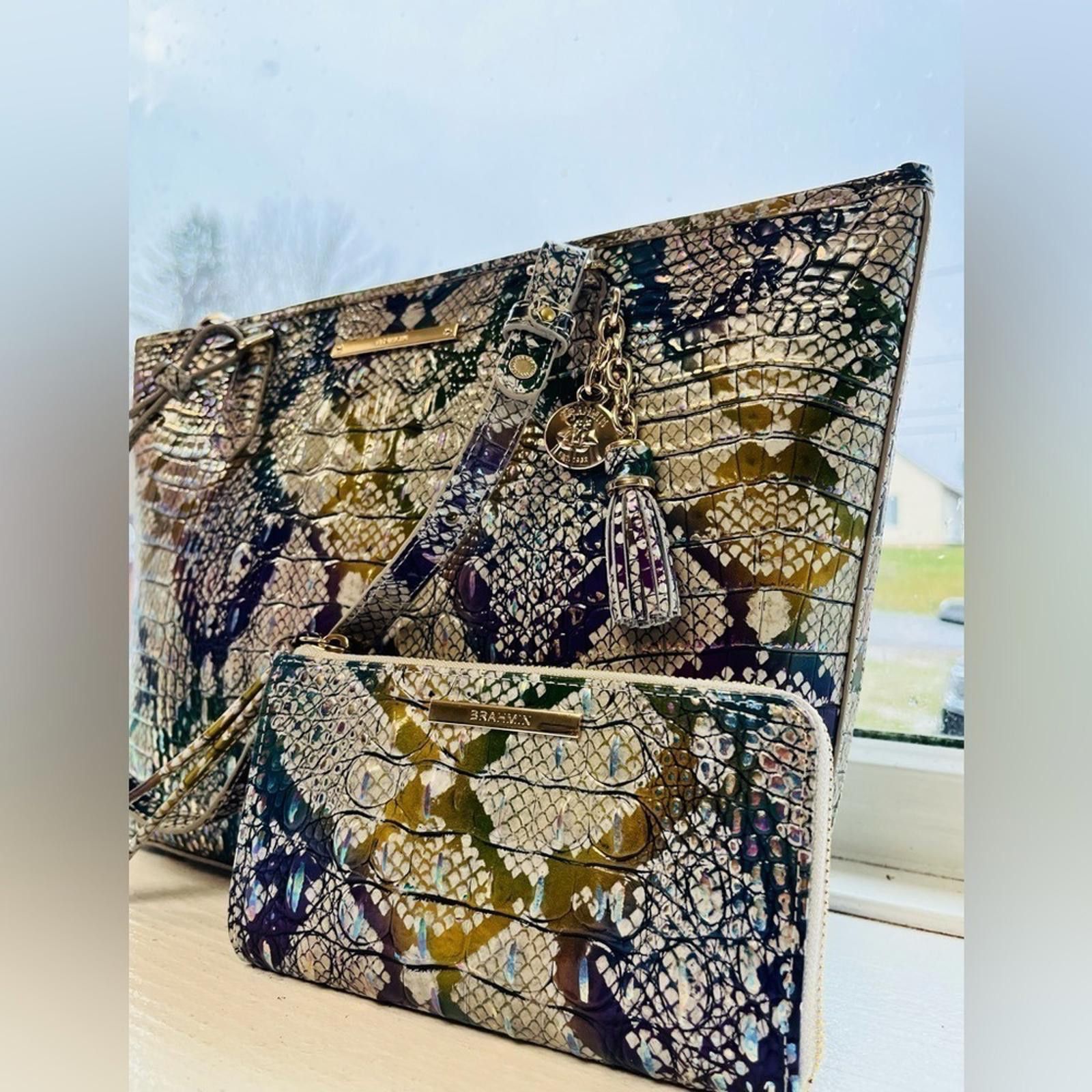 BRAHMIN Brahmin Asher Spellbound Melbourne With Marching Wallet Size ONE SIZE - 2 Thumbnail