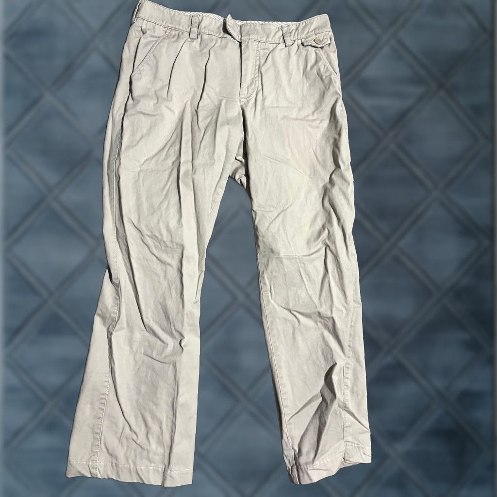Dockers VINTAGE Dockers Pants Solid 8 Medium Ivory Women Chino Bootcut Adult Womens Size 30" / US 8 / IT 44 - 1 Thumbnail