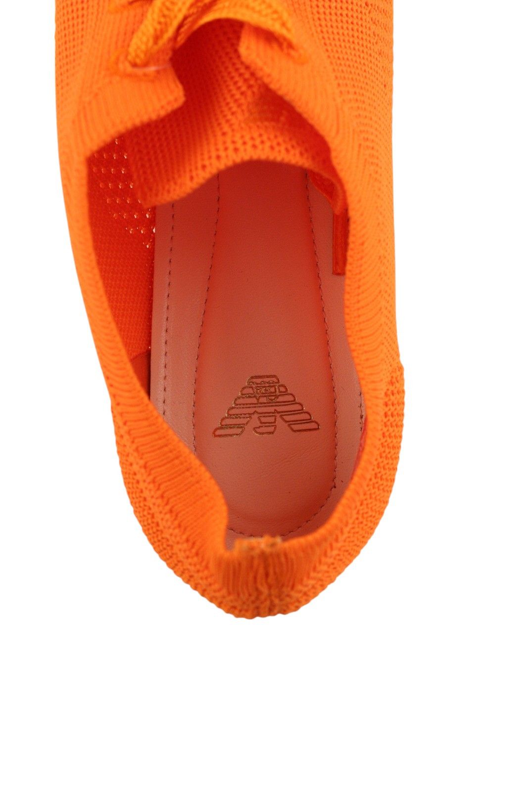 Emporio Armani X3C148 EU37 Orange Low Flat Sneakers 84779 Size US 6 / IT 36 - 8 Thumbnail