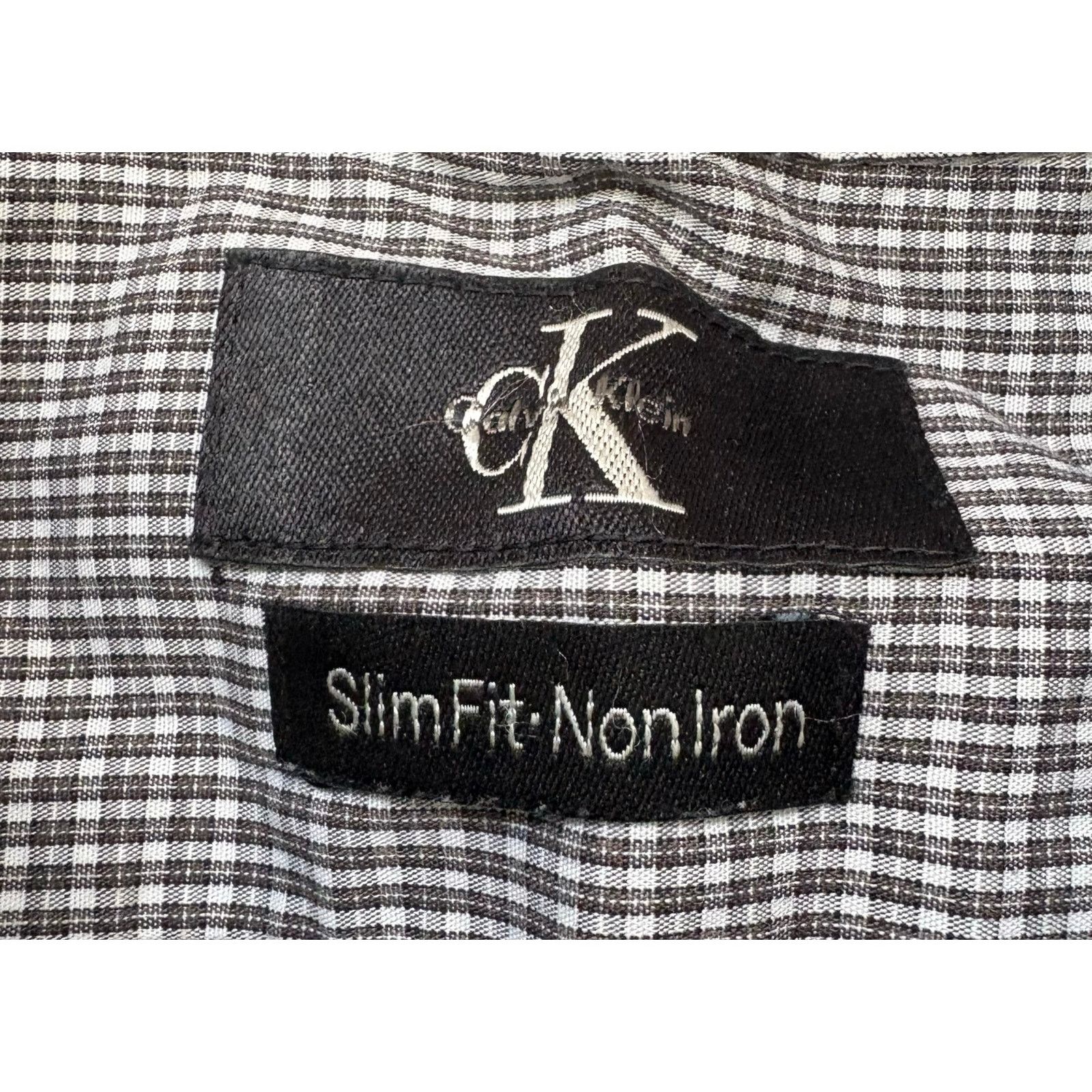Calvin Klein Calvin Klein | Men's Button Down Long Sleeve Shirt | Medium Size M / US 6-8 / IT 42-44 - 3 Thumbnail