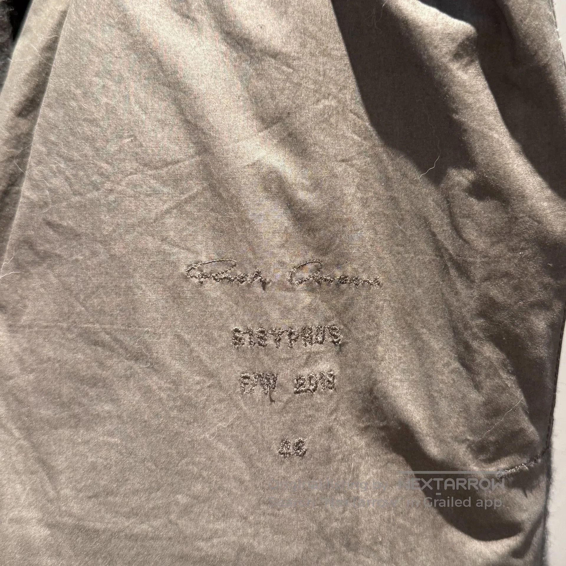 Rick Owens rick owens cashmere bomber coat in gray. Size US XL / EU 56 / 4 - 5 Thumbnail