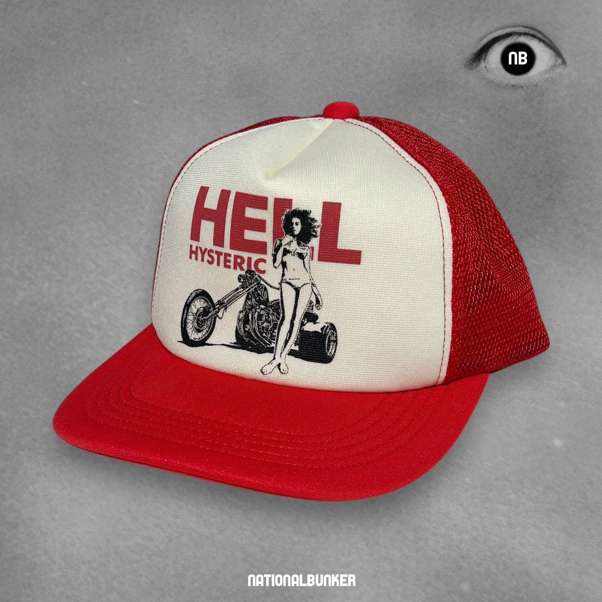 Hysteric Glamour Star Evil Trucker Hat in Black for Men | Lyst