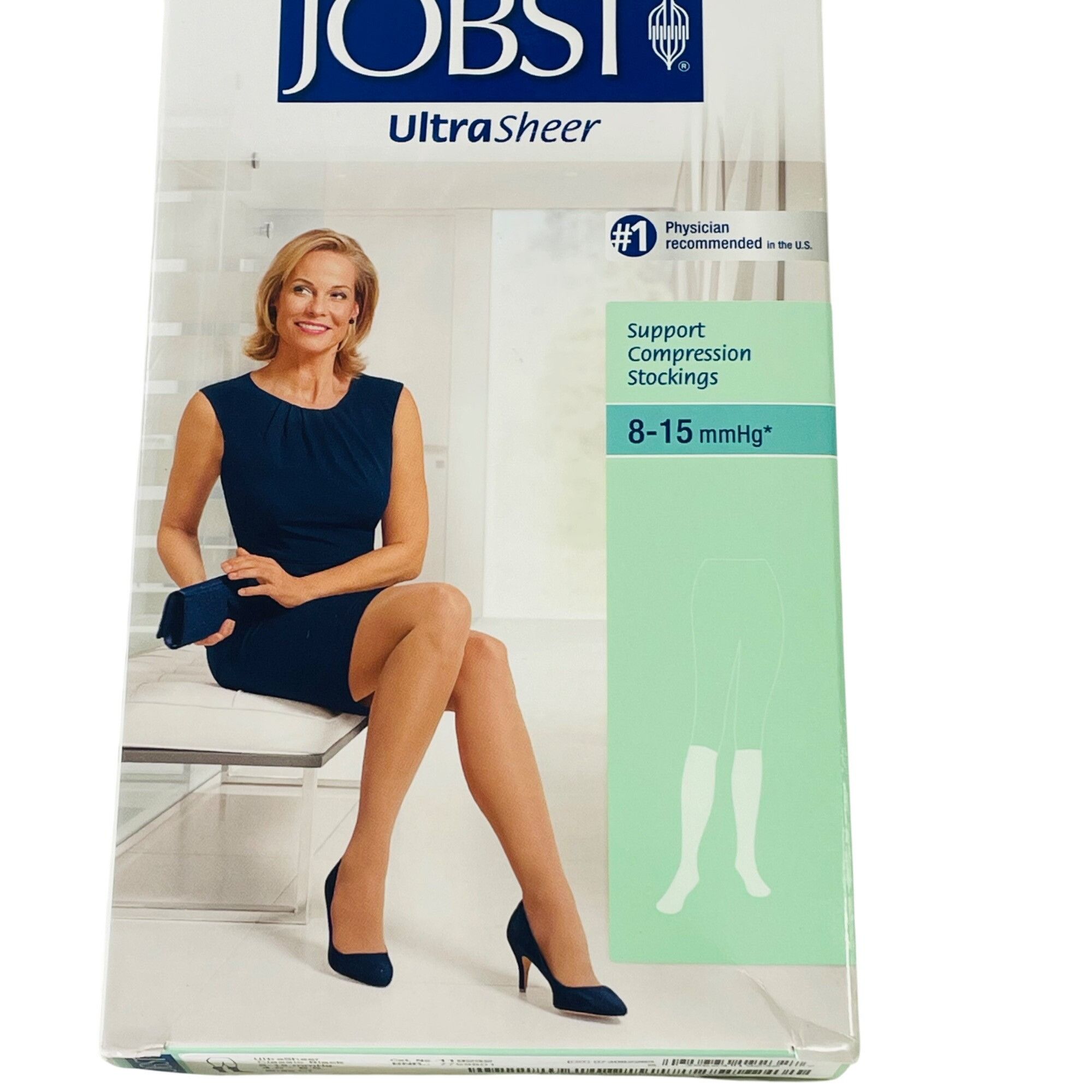 Other Jobst UltraSheer Knee High Compression Stockings 8-15 MmHg B Size ONE SIZE - 3 Thumbnail