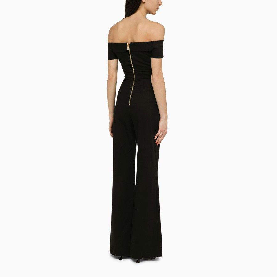 Balmain o1d2blof0824 Jumpsuits in Black Size 27" / US 4 / IT 40 - 3 Thumbnail