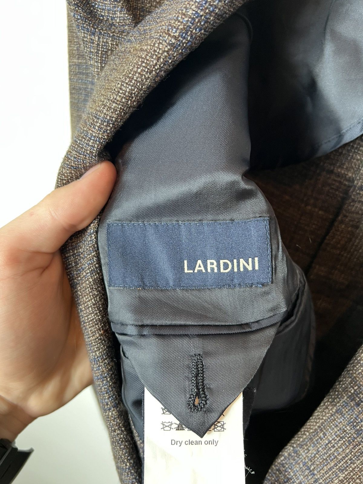 Lardini Luxury Lardini Check Plaid Wool Blazer Size 54R Size 54R - 9 Thumbnail