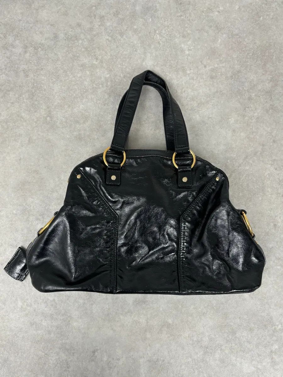 Yves Saint Laurent FW2010 Yves Saint Laurent Black Leather Muse Tote Bag Large Size ONE SIZE - 5 Thumbnail
