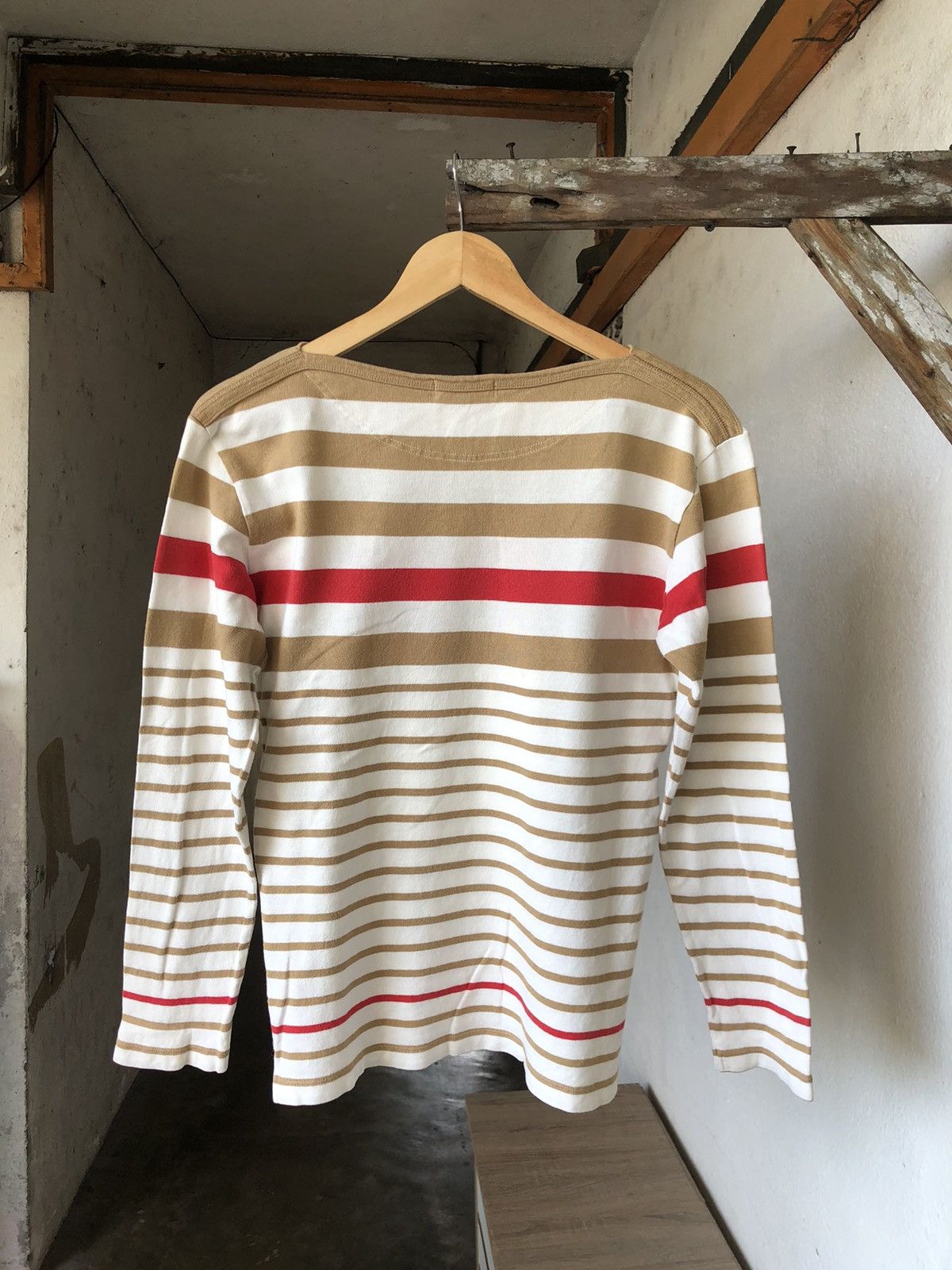 Burberry Vintage Burberry Black Label Stripe Long Sleeve Size M / US 6-8 / IT 42-44 - 2 Thumbnail