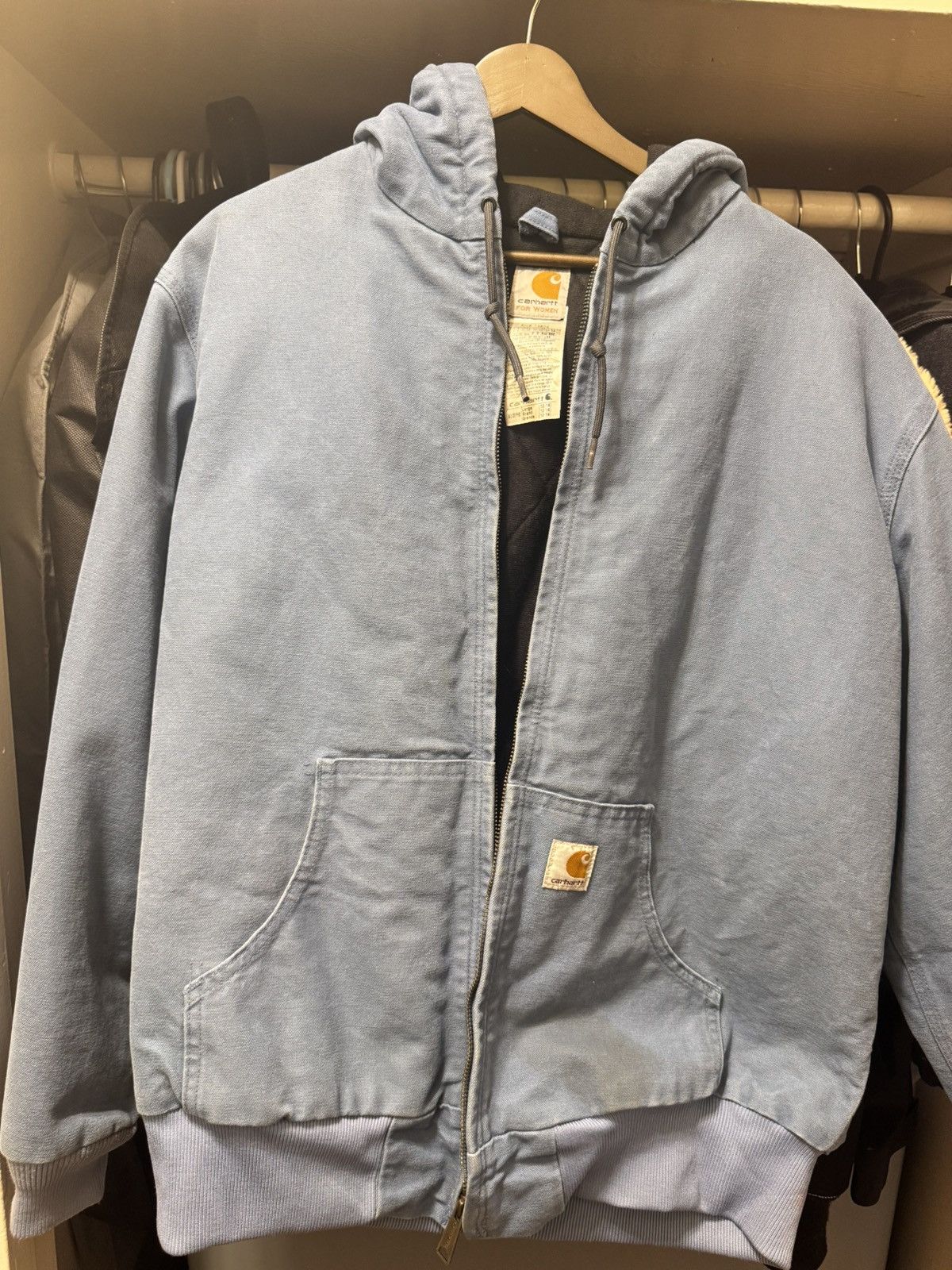 Carhartt VINTAGE hooded carhartt Detroit jacket Size L / US 10 / IT 46 - 4 Thumbnail