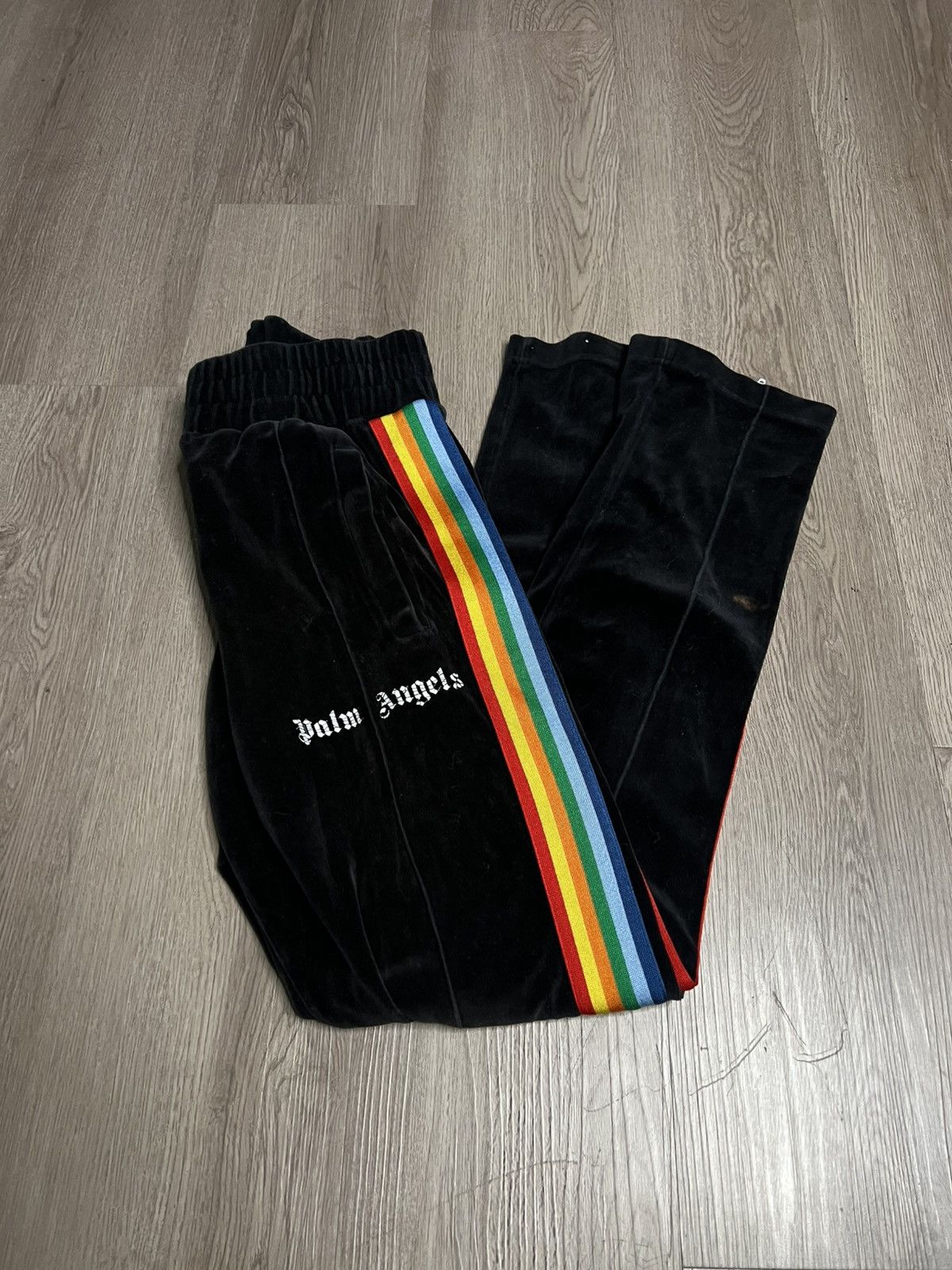 Palm Angels Rainbow Track Pants Black