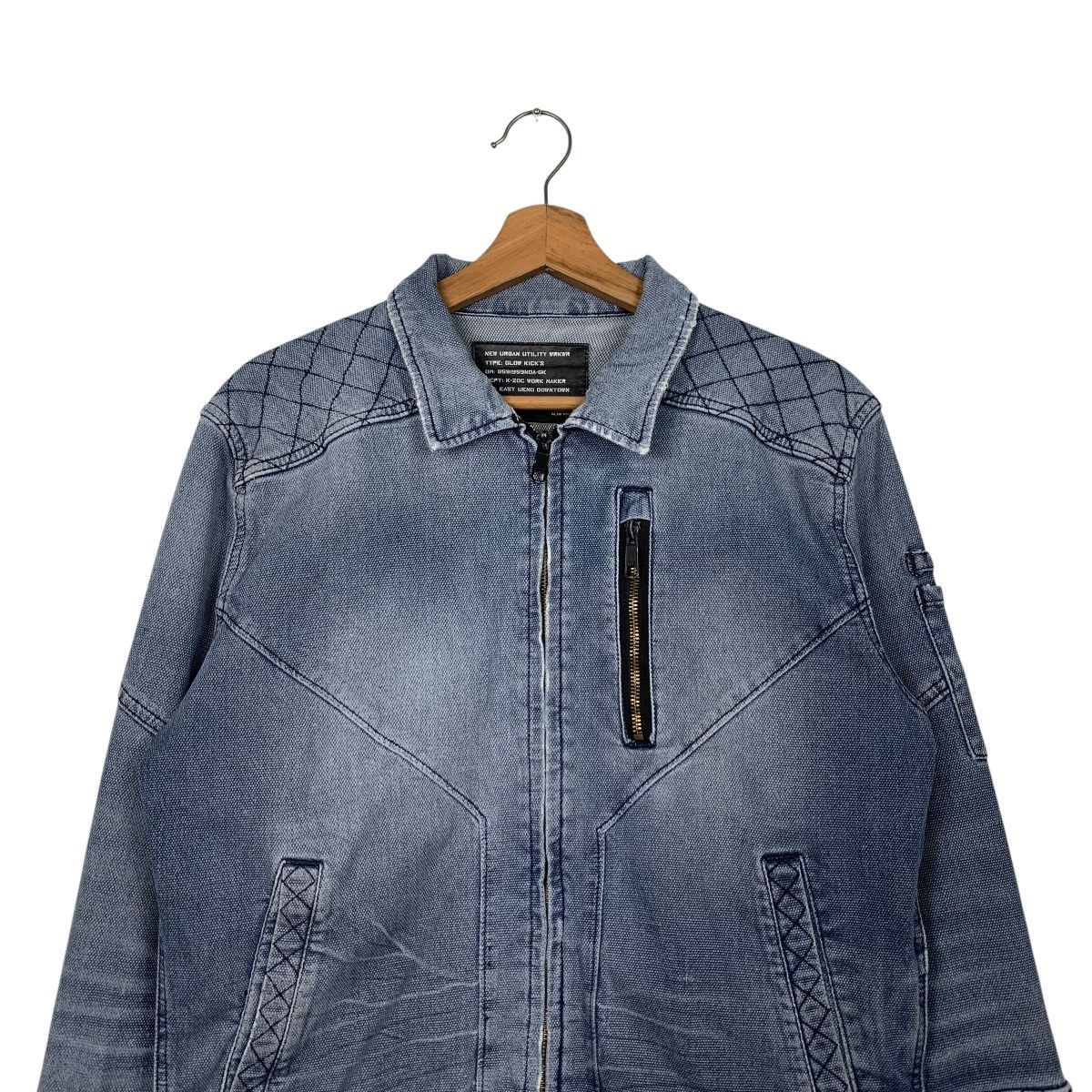 Japanese Brand GLOW KICK’S Workwear Rugged Jean Denim Jacket #2582-C117 Size US L / EU 52-54 / 3 - 2 Thumbnail