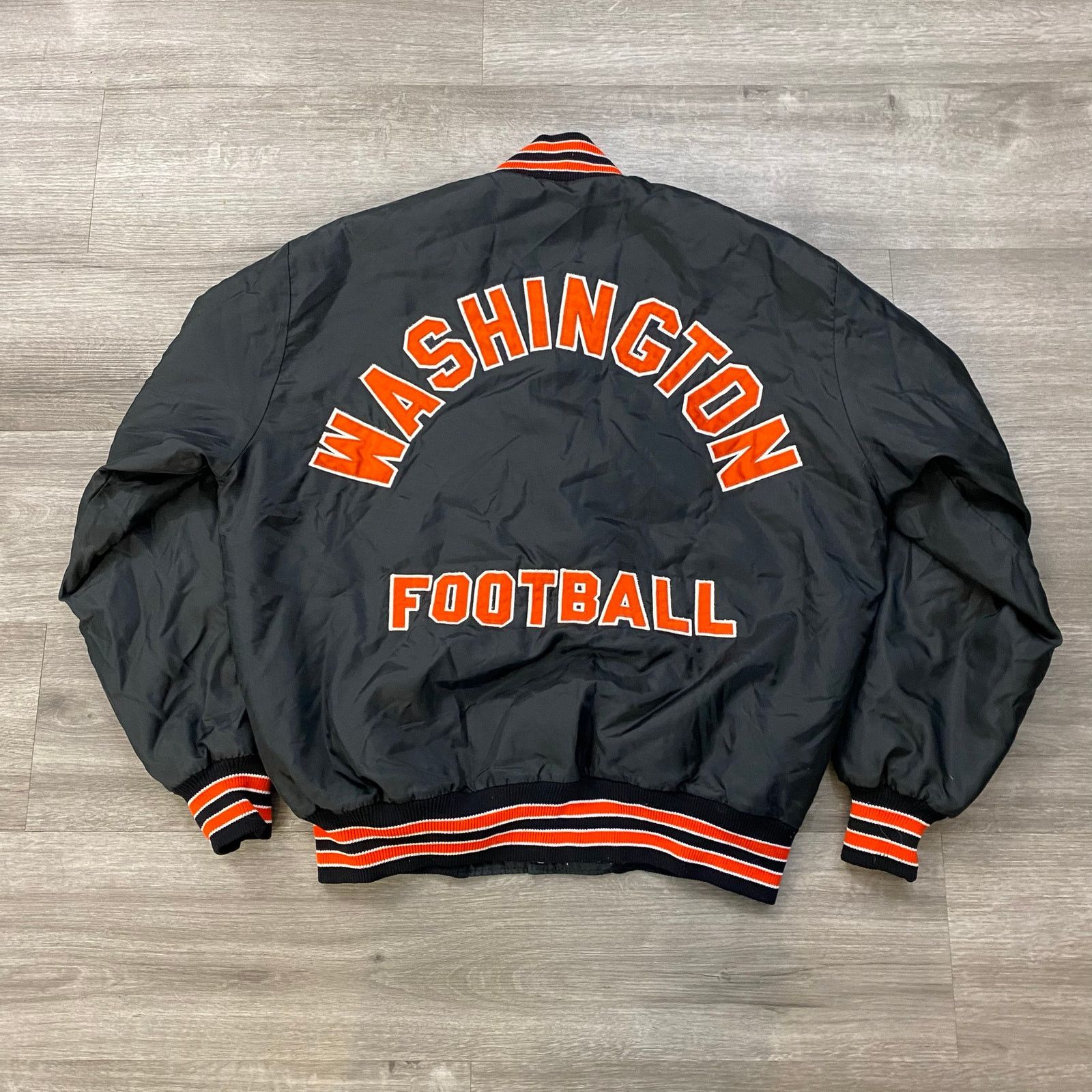 Vintage VINTAGE CHAINSTITCHED JACKET WASHINGTON FOOTBALL LARGE Size US L / EU 52-54 / 3 - 2 Thumbnail
