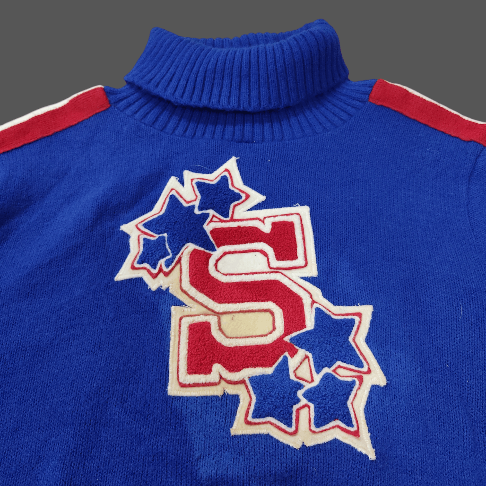 Vintage Vintage 80s 90s American Football Cheerleader Knit Sweater Size M / US 6-8 / IT 42-44 - 5 Thumbnail
