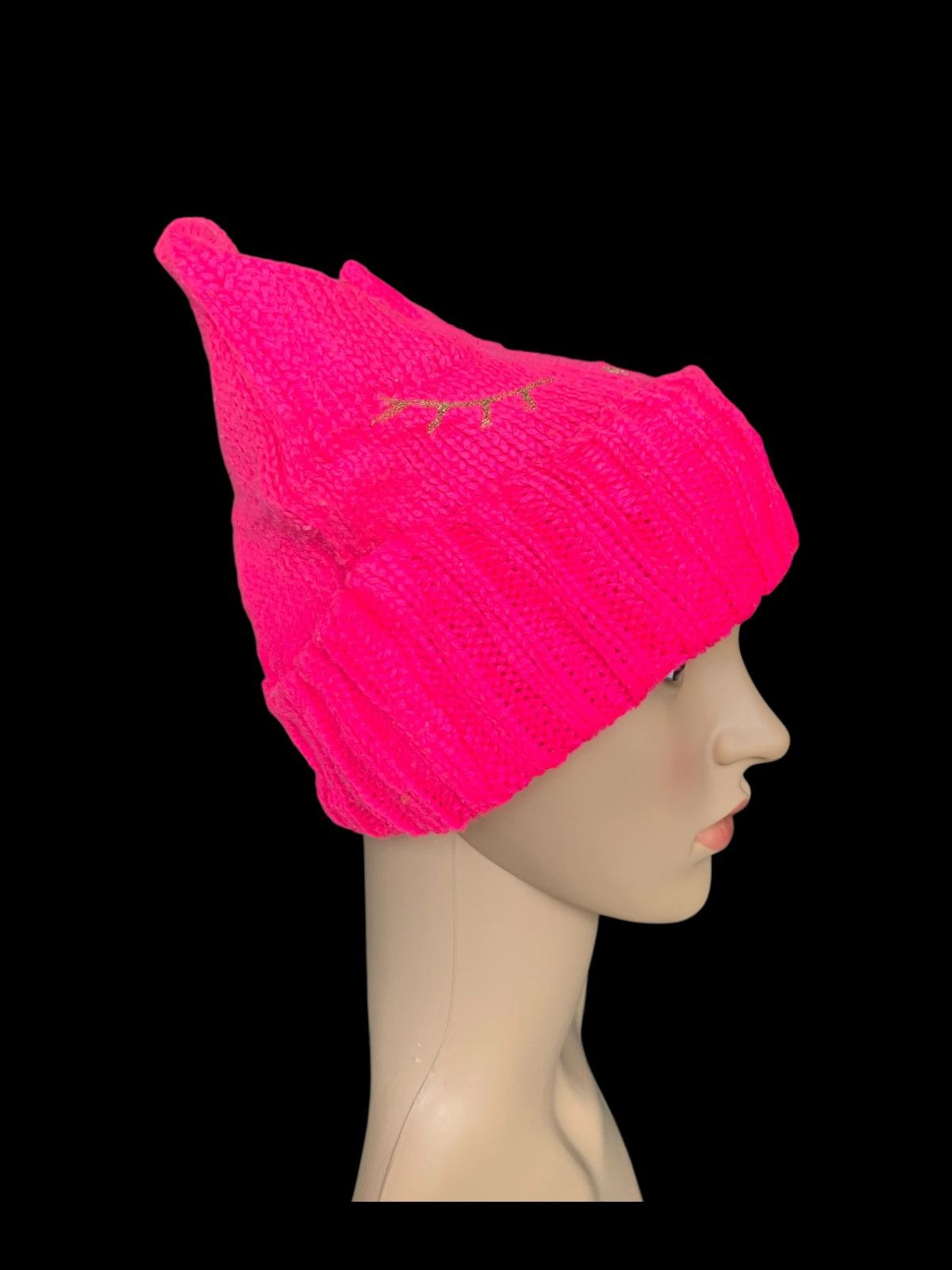 Japanese Brand × Kapital × Vintage Devil Horn Knitt Beanie Hat Size ONE SIZE - 5 Thumbnail