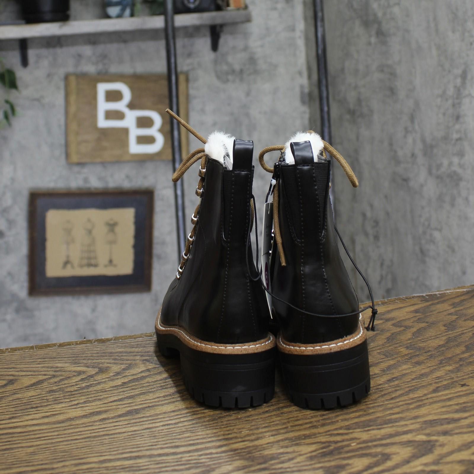 Other A New Day Womens Leighton Hiking Boots 85973869 Black 5.5m Size US 5.5 / IT 35.5 - 4 Thumbnail