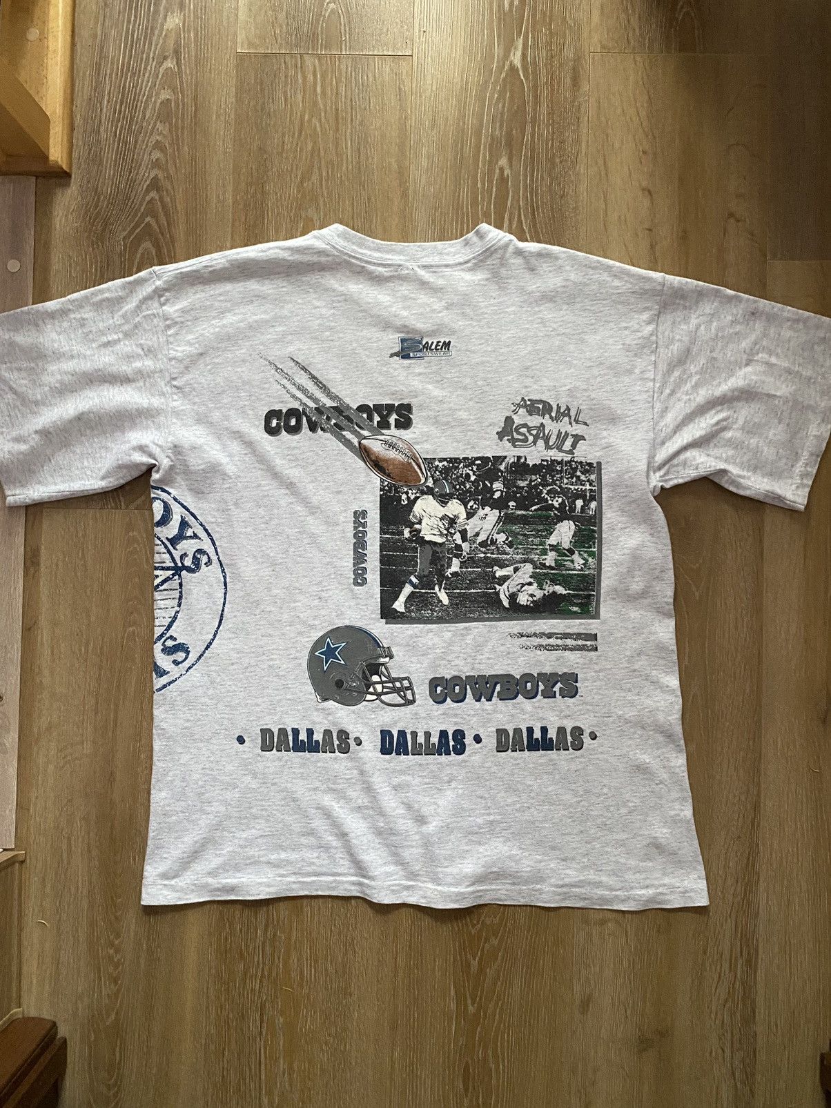 NFL Vintage 90s Dallas Cowboys All Over Print 1991 Football y2k Size US XL / EU 56 / 4 - 9 Thumbnail
