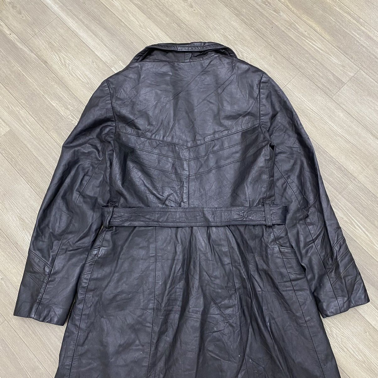 Yves Saint Laurent 90s Yves Saint Laurent Pour Homme Leather Hedi Slimane Coat Size US M / EU 48-50 / 2 - 14 Thumbnail