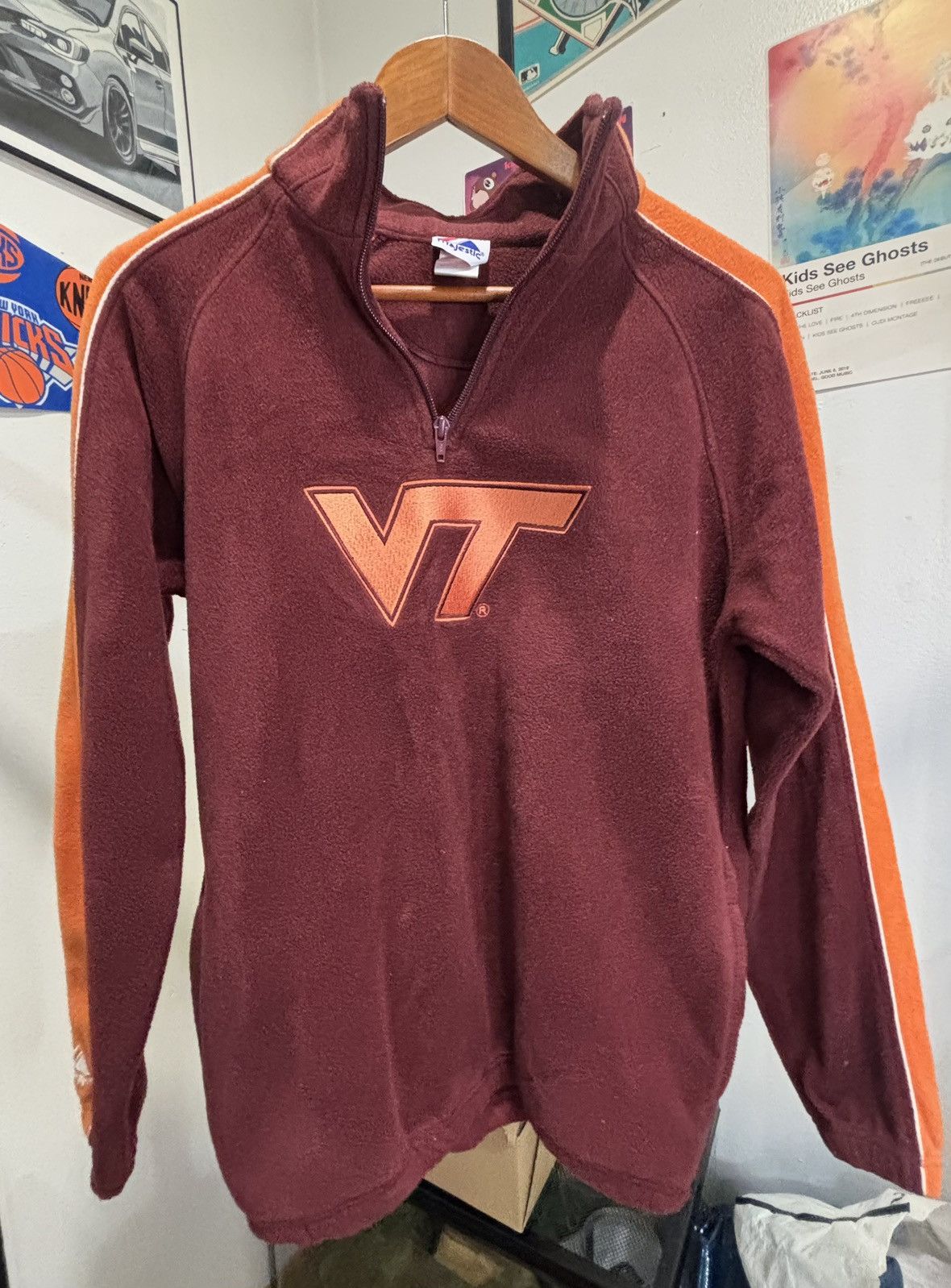 Majestic Vintage Virginia Tech Fleece Quarter Zip Size US M / EU 48-50 / 2 - 1 Thumbnail