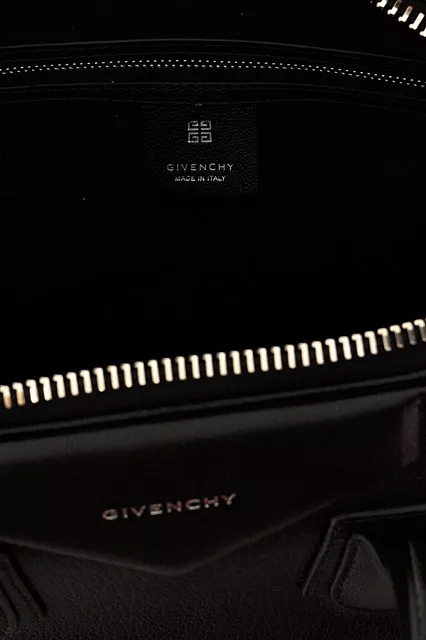 Givenchy GIVENCHY Antigona Medium Black Grained Leather Handbag Size ONE SIZE - 4 Thumbnail