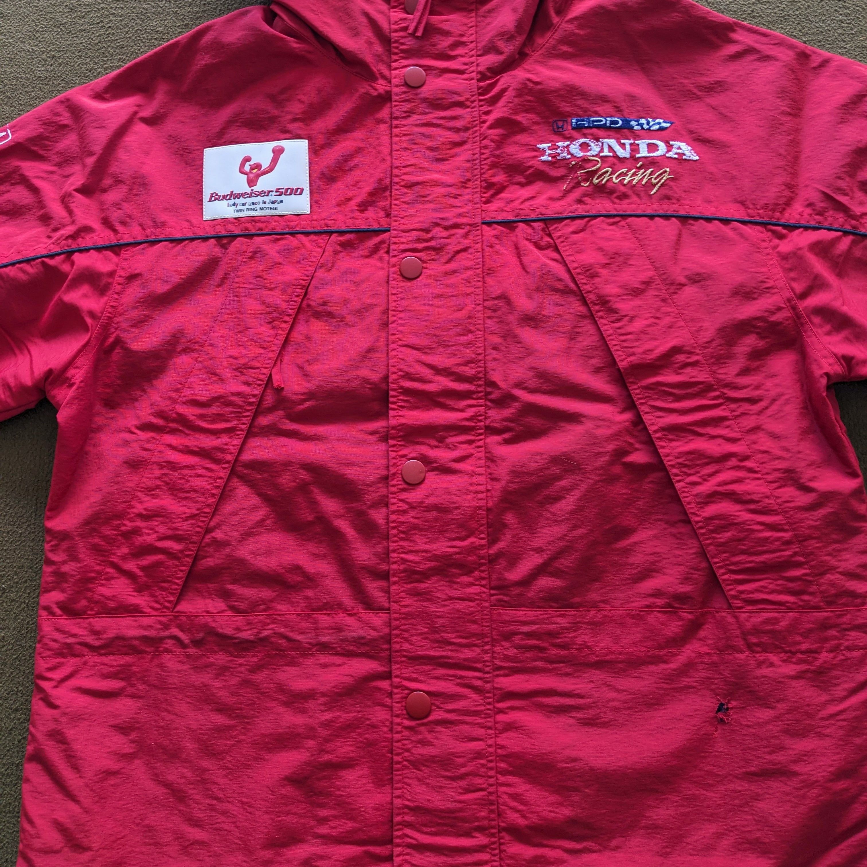 Vintage Vintage HONDA C.A.R.T Racing Zipper Jacket Size US L / EU 52-54 / 3 - 4 Thumbnail