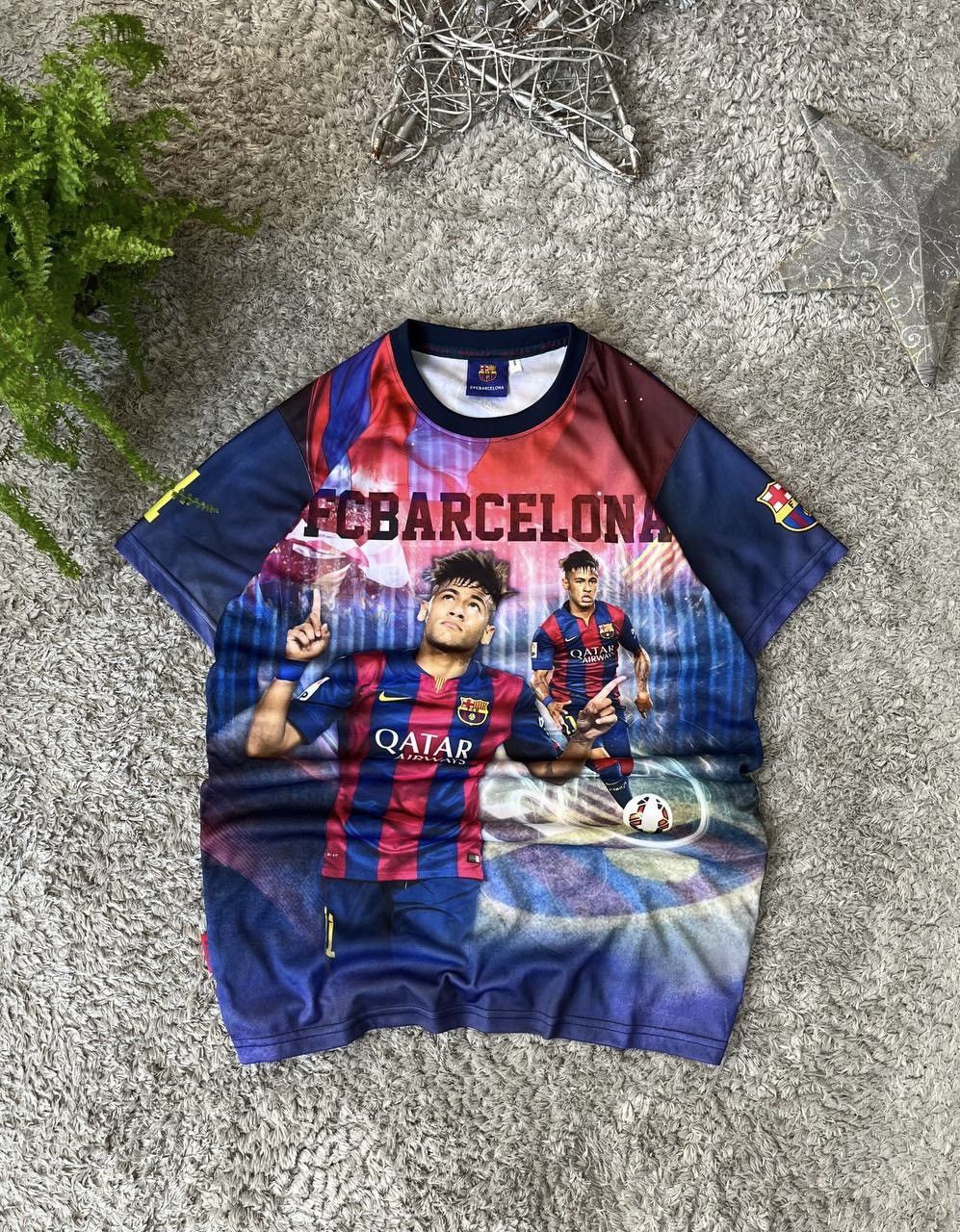 Vintage Neymar Jr T-Shirt Streetwear Big Logo Rare Blockcore Y2k Size US S / EU 44-46 / 1 - 1 Thumbnail