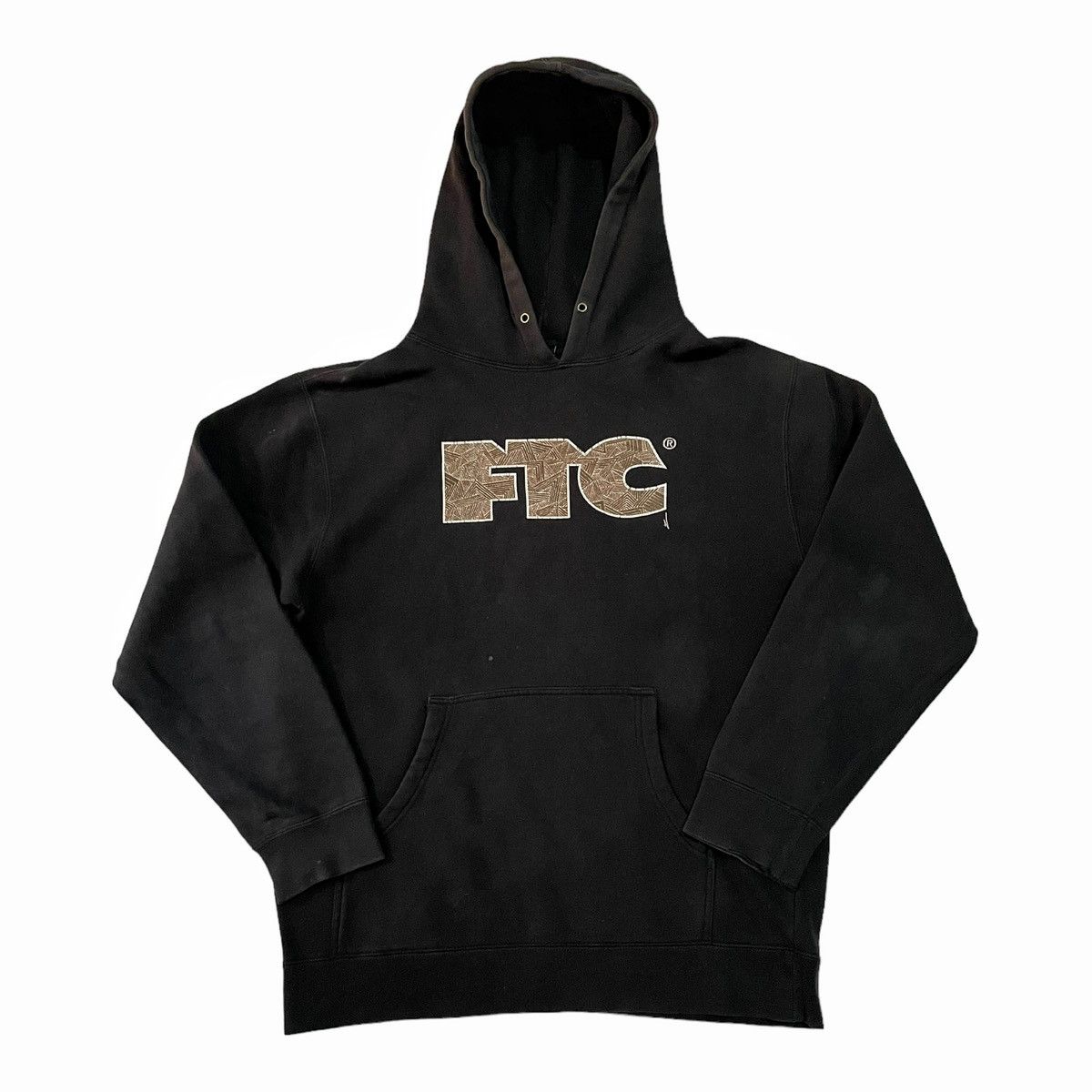 FTC × Vintage Vintage FTC Skateboarding Hoodie Sweatshirt Big Logo Black Size US S / EU 44-46 / 1 - 1 Thumbnail