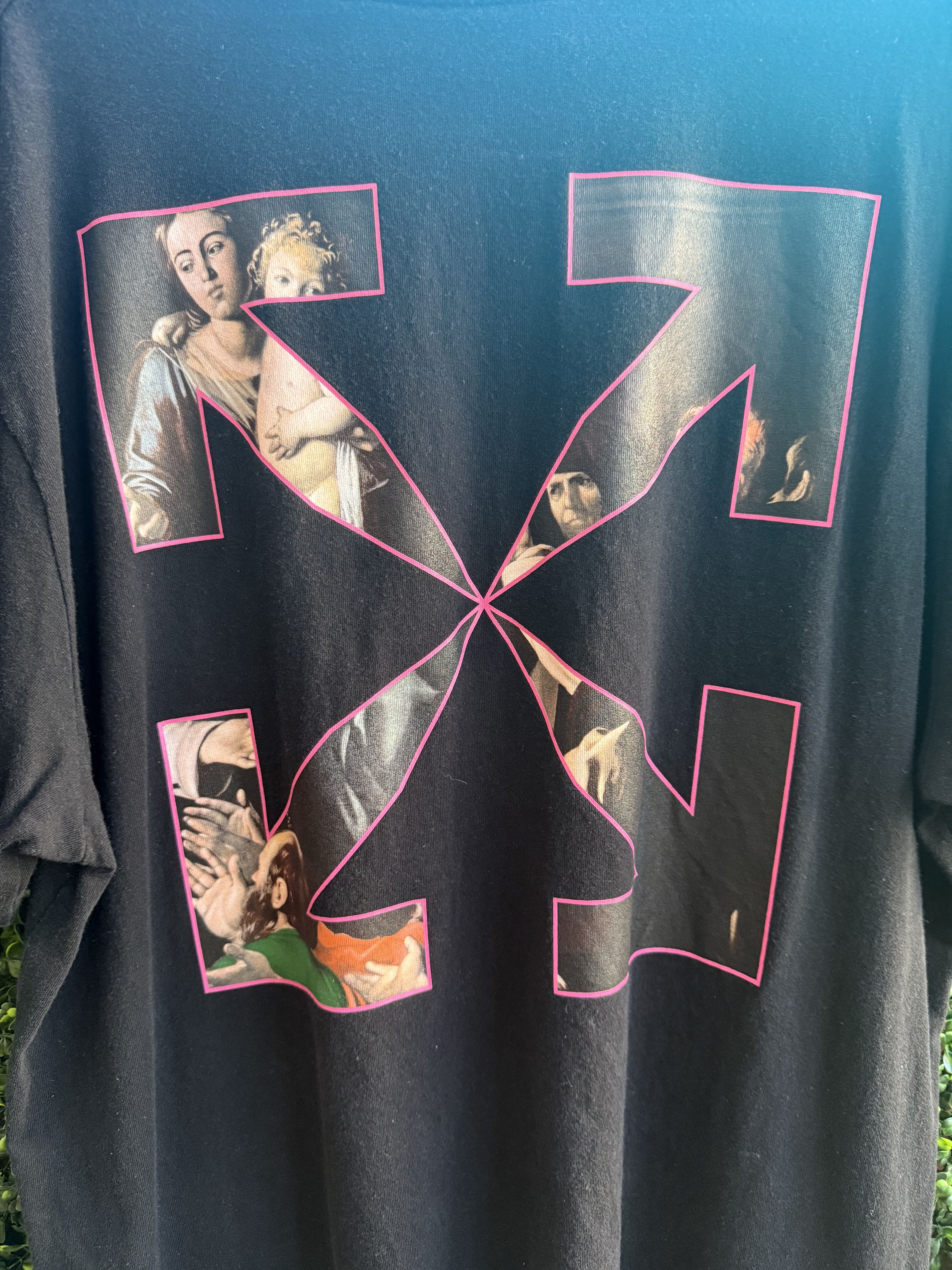 Off-White Off-White Cervaggio Splatter Tee Size US XL / EU 56 / 4 - 3 Thumbnail