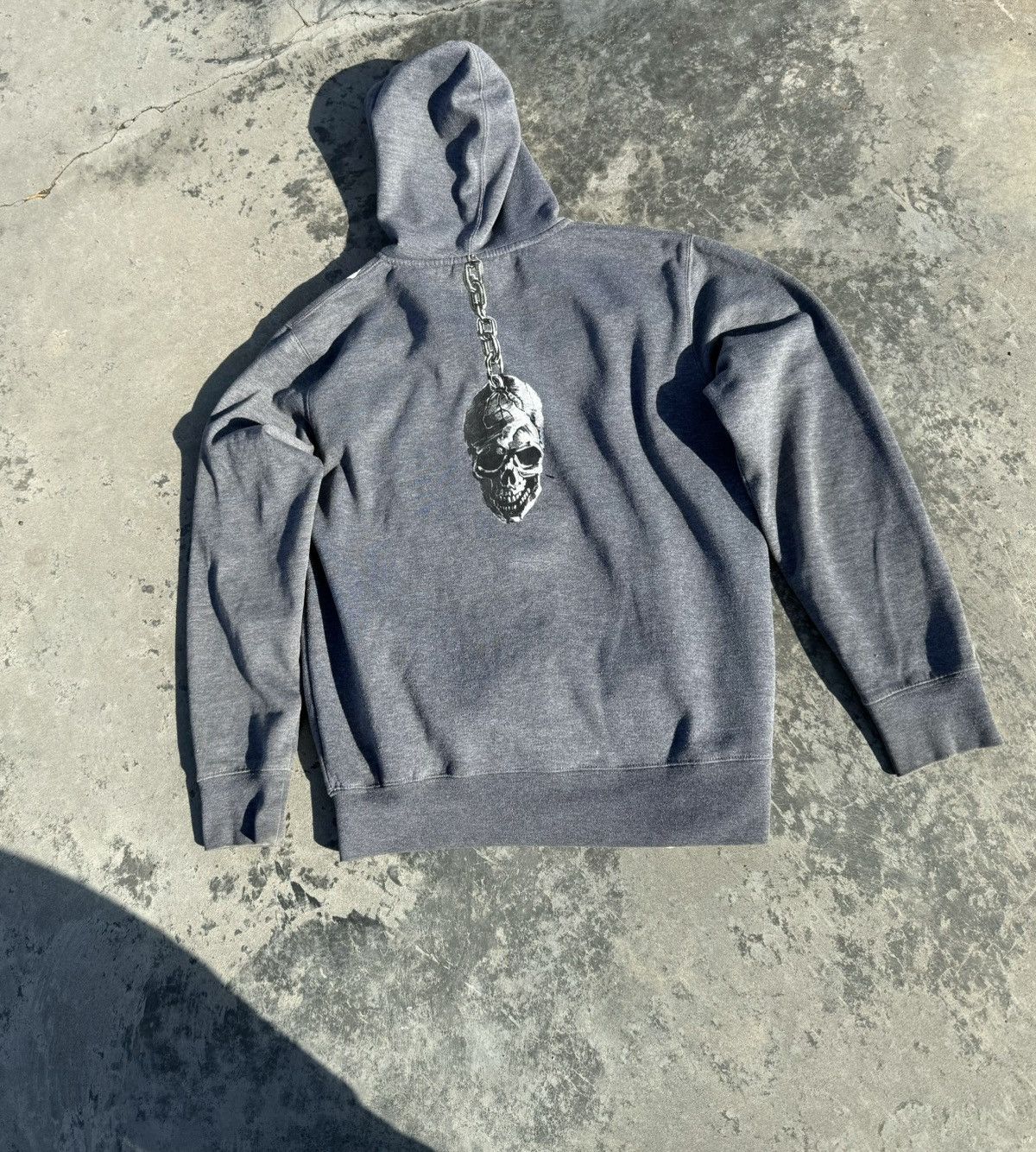No Fear Vintage No Fear Rare Skull Chain Y2K Baggy Rap Sk8 Hoodie Size US S / EU 44-46 / 1 - 13 Thumbnail