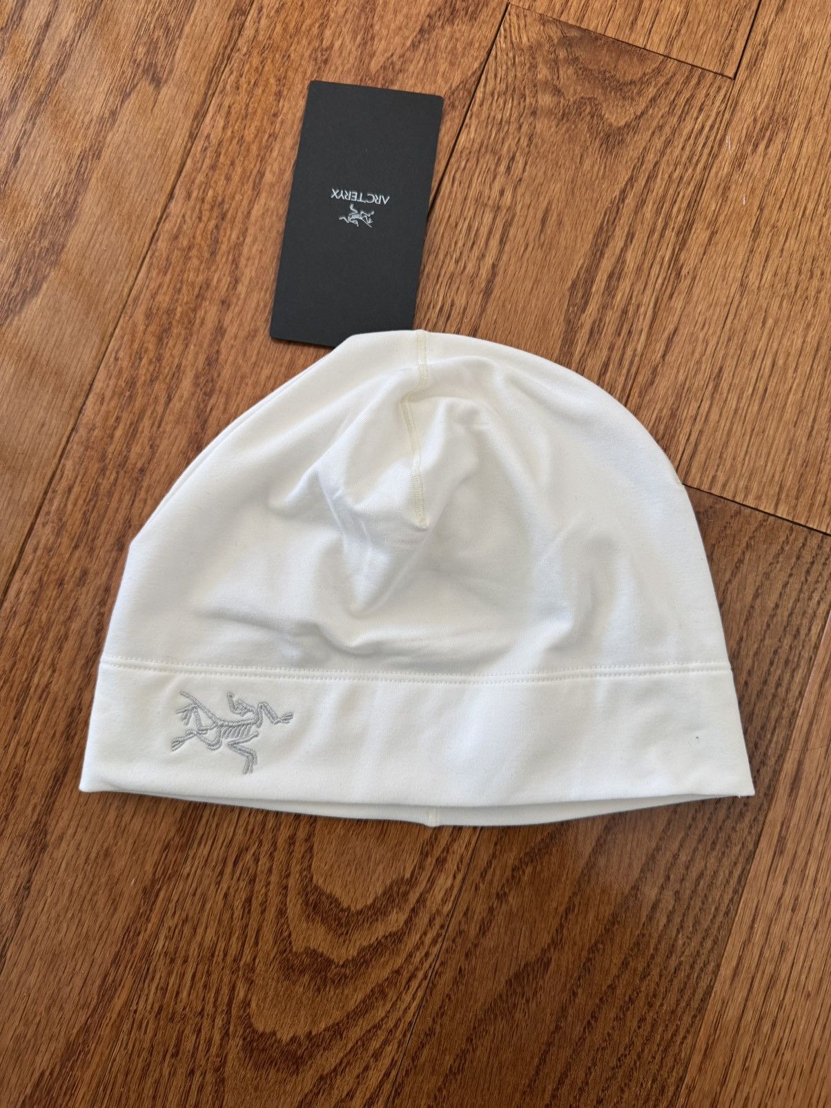 帽子 arc,teryx scull cap White L/P-L/XL Arc'teryx Arc'teryx Rho Toque Skullcap Beanie White Microfleece L