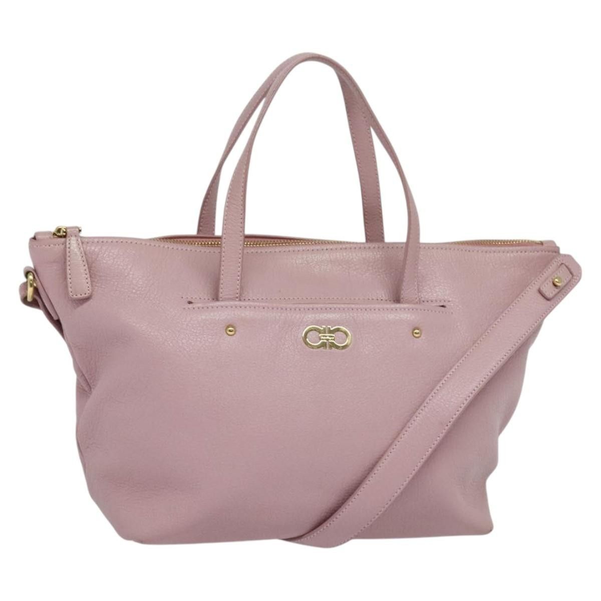 Salvatore Ferragamo Salvatore Ferragamo Gancini Tote Leather Size ONE SIZE - 1 Thumbnail