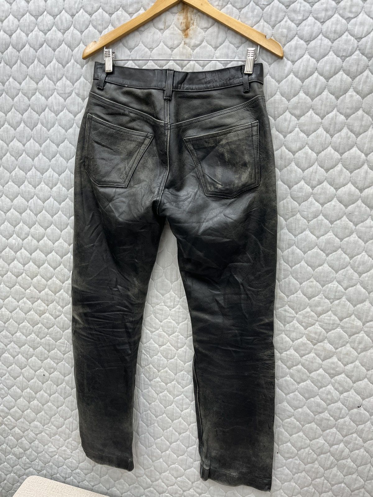 Genuine Leather × Vintage 🔥STEALS🔥 VTG BBH LEATHER PANTS Size US 29 - 11 Thumbnail