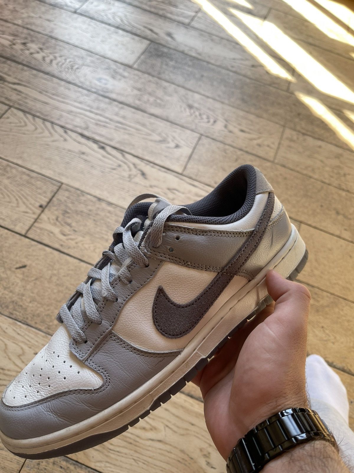 Nike Nike Dunk Low Light Carbon Special Edition Size US 10 / EU 43 - 2 Thumbnail