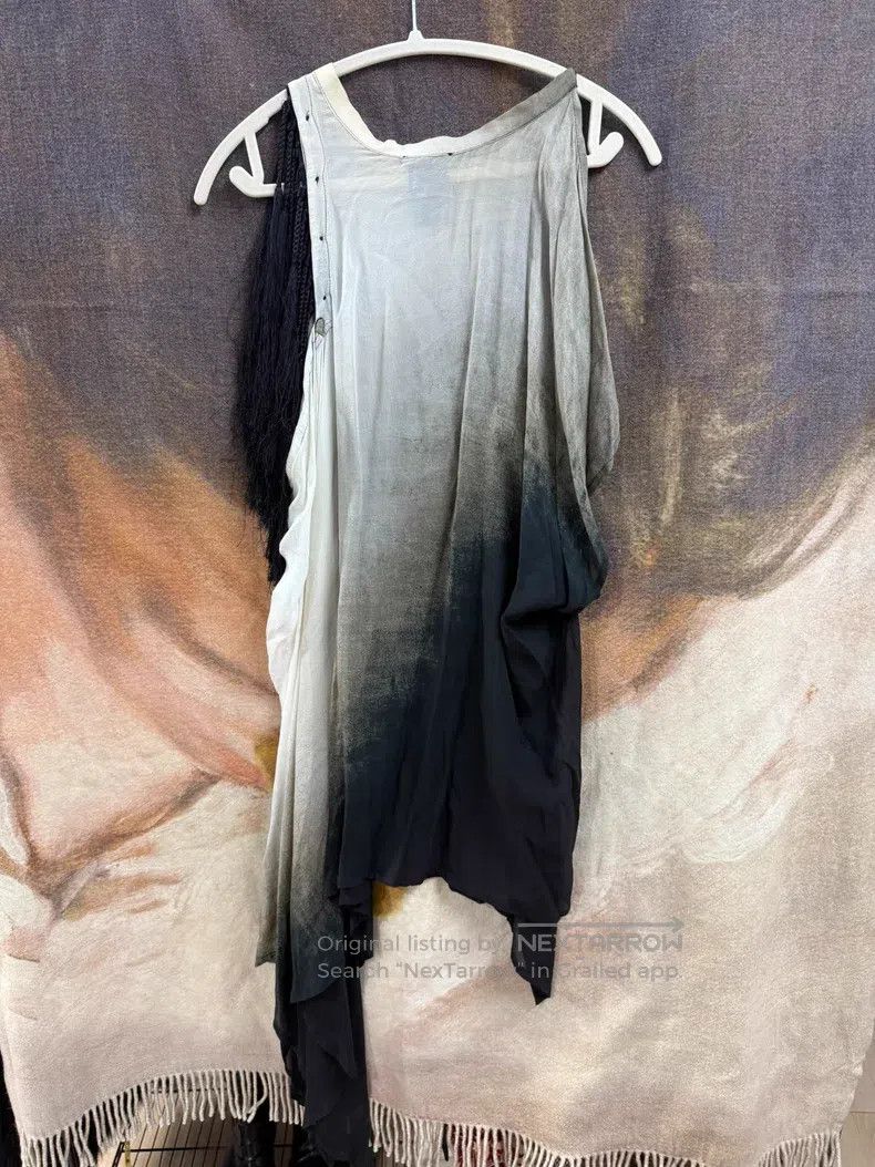 Ann Demeulemeester Ann Demeulemeester Fringed Cat Whisker Tie-Dye Vest Size US S / EU 44-46 / 1 - 6 Thumbnail