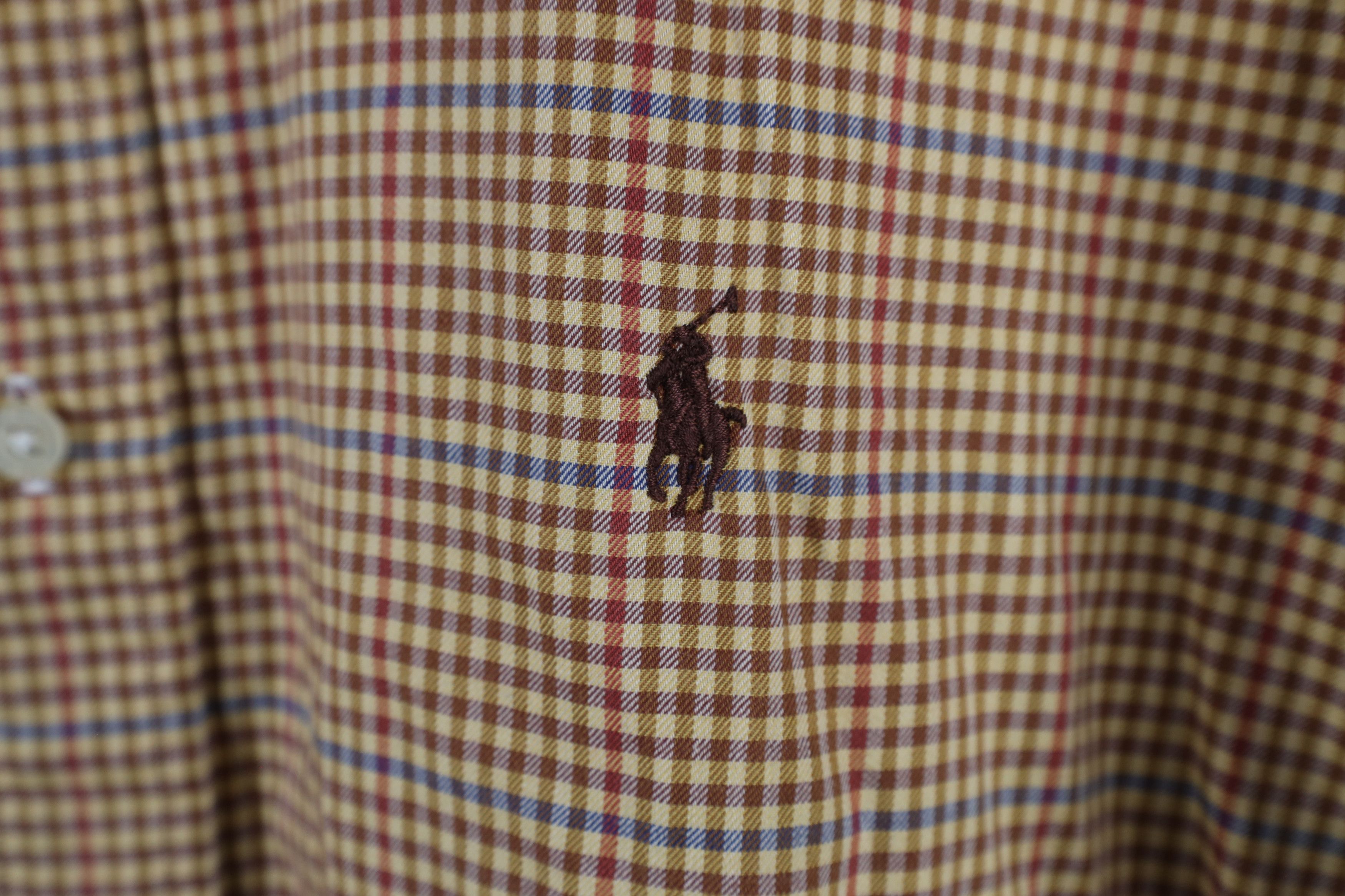 Polo Ralph Lauren Vintage Polo Golf Ralph Lauren Button Down Shirt Plaid Size US XL / EU 56 / 4 - 4 Thumbnail