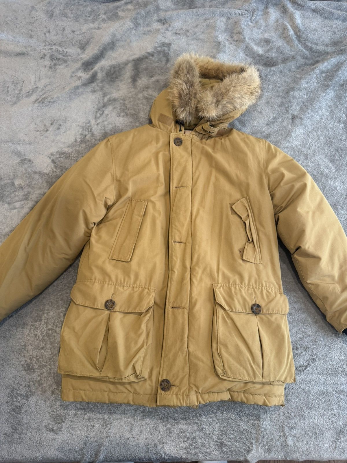Woolrich Woolen Mills Woolrich Arctic Parka Fur-Trim Hood (Men’s Small) Size US S / EU 44-46 / 1 - 2 Thumbnail