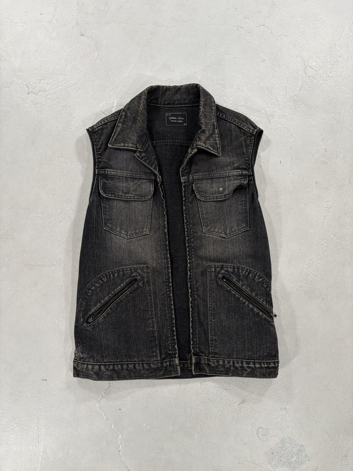 Number (N)ine Number (N)ine SS04 Hybrid Denim Jacket Size US S / EU 44-46 / 1 - 6 Thumbnail