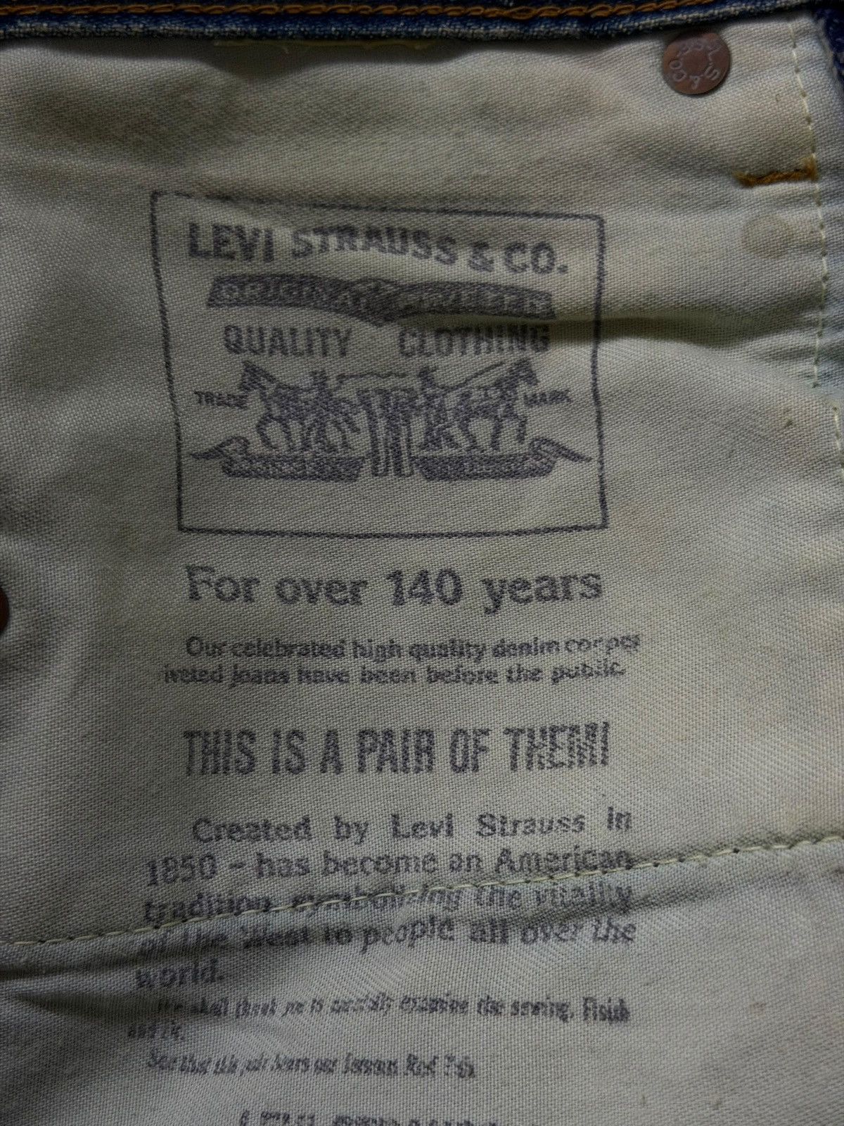 Levi's Vintage Clothing Vintage Levi’s 502 XX Big E Selvedge Denim Jeans Japan | W28 Size US 28 / EU 44 - 17 Thumbnail