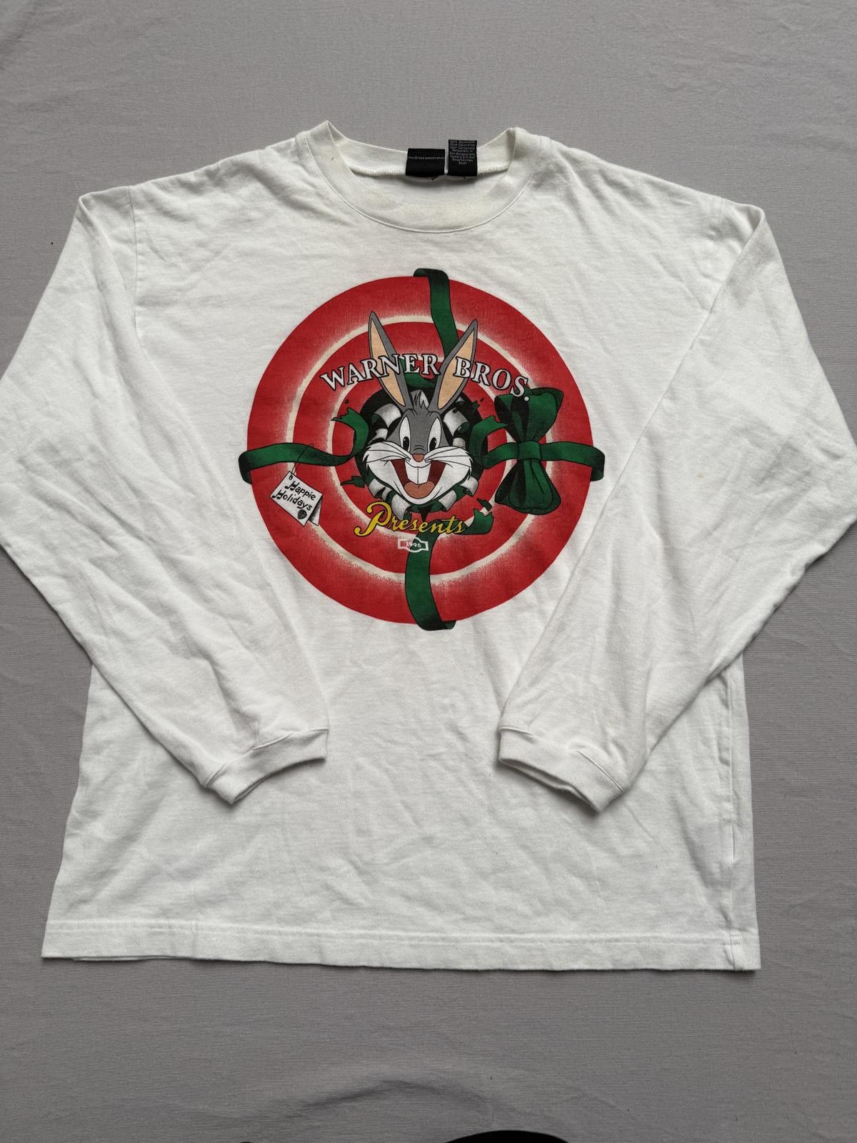 Designer VTG Looney Tunes Bugs Bunny Long Sleeve T-shirt 1996 M Size US M / EU 48-50 / 2 - 1 Thumbnail