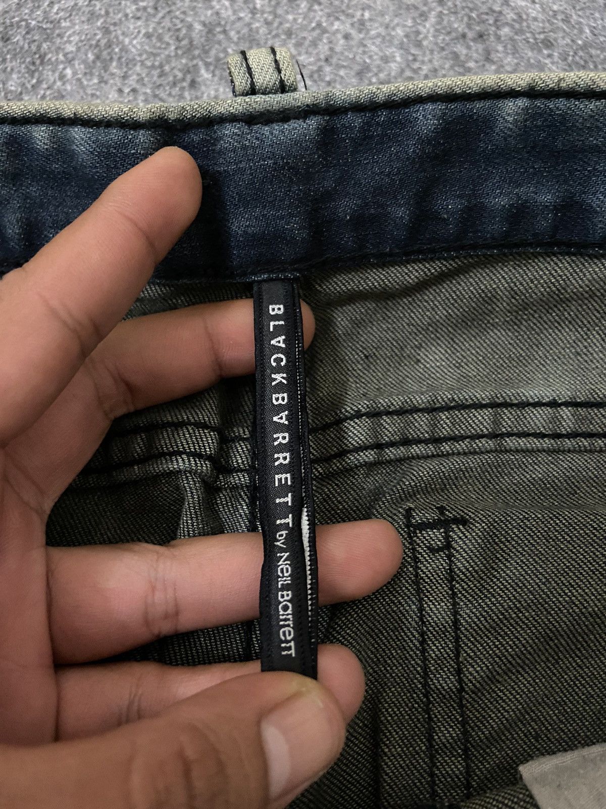 Black Barrett × Designer × Neil Barrett Black barrett denim pants slim fit Size 29" - 8 Thumbnail