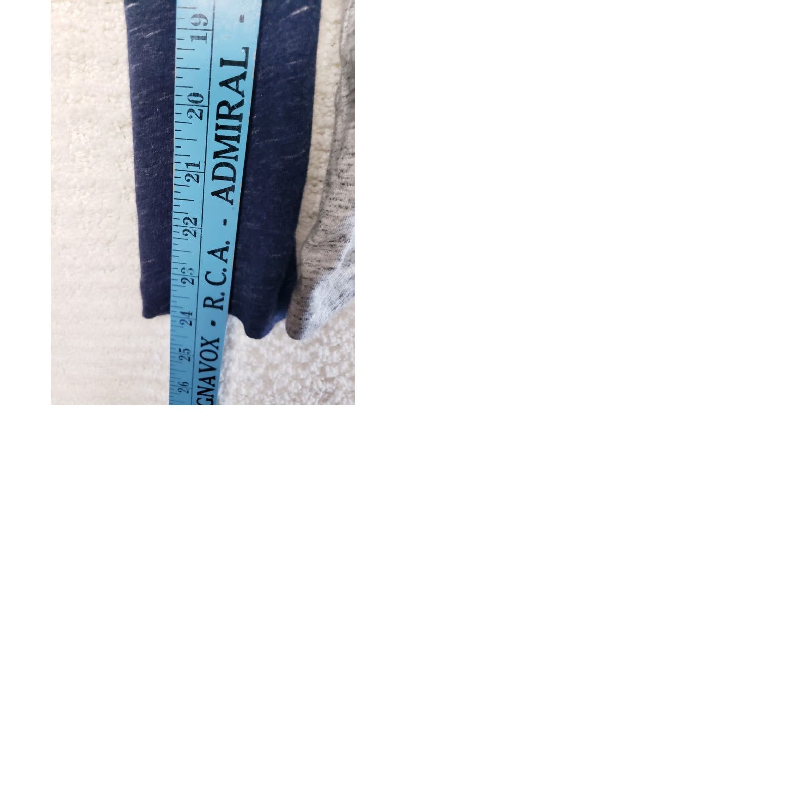 Vintage VINTAGE Hawker Rye Shirt Henley Baseball Style Long Sleeve 3/4 Sleeve Mens XLT Gray Blue NWOT Size US XL / EU 56 / 4 - 9 Thumbnail