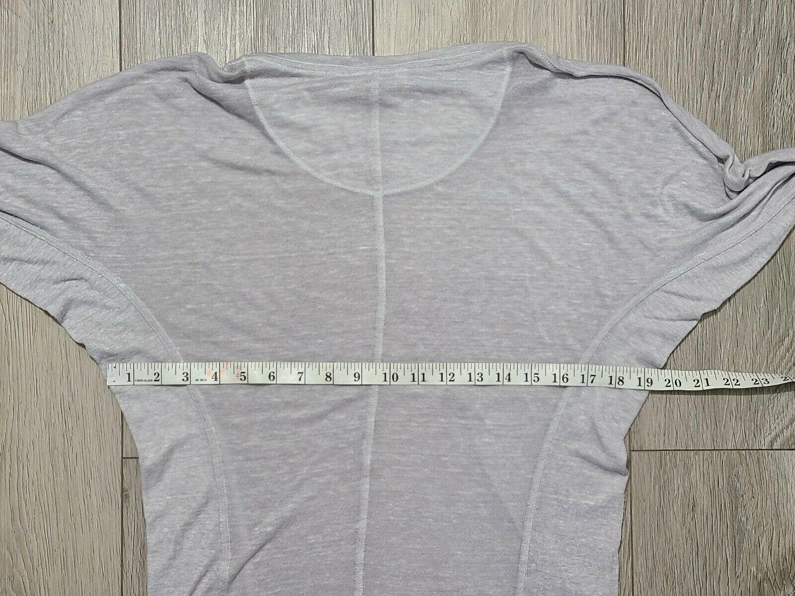 Lucky Brand Lucky Lotus Shirt Small 3/4 Sleeve Grey Yoga Size S / US 4 / IT 40 - 6 Thumbnail