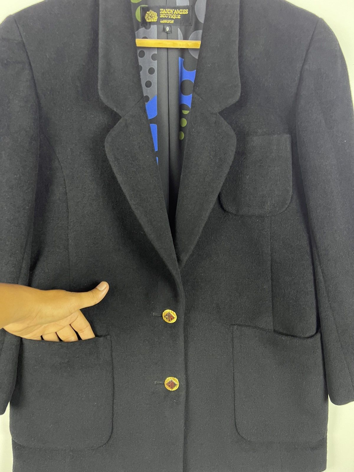 Hardy Amies 🔥 HARDY AMIES SMART LUXURY BLAZER JACKET Size M / US 6-8 / IT 42-44 - 4 Thumbnail