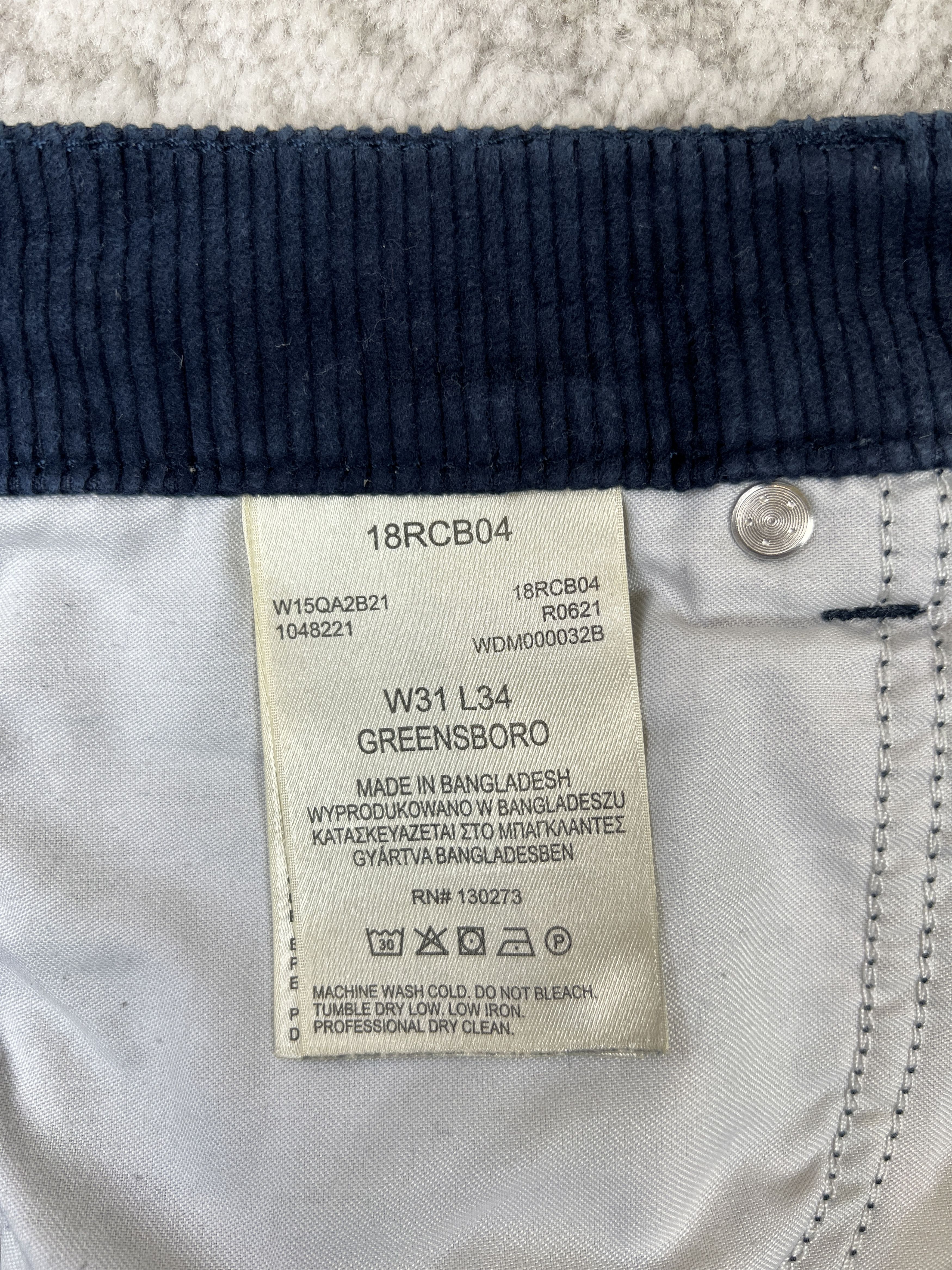 Wrangler Wrangler Greensboro 803 Corduroy Pants W31 Regular Straight Size US 31 - 14 Thumbnail
